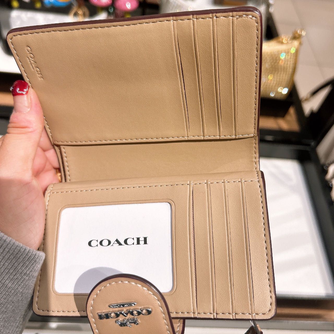 Coach Medium Corner Zip Wallet In Signature Canvas CW786 Size ONE SIZE - 2 Thumbnail
