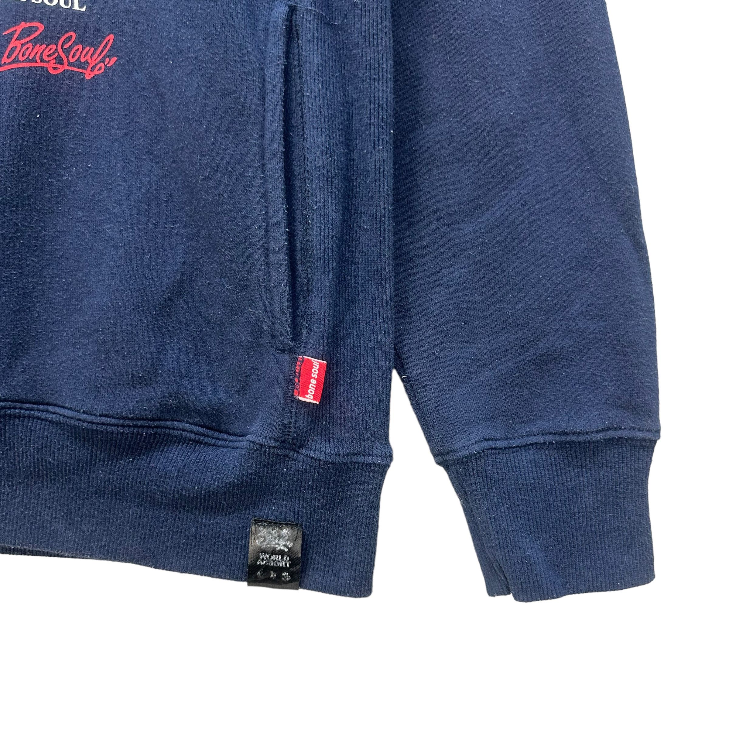Vintage B ONE SOUL DUCK DUDE SKATEBOARD GRAPHIC HOODIES #8710-022 Size US M / EU 48-50 / 2 - 7 Thumbnail