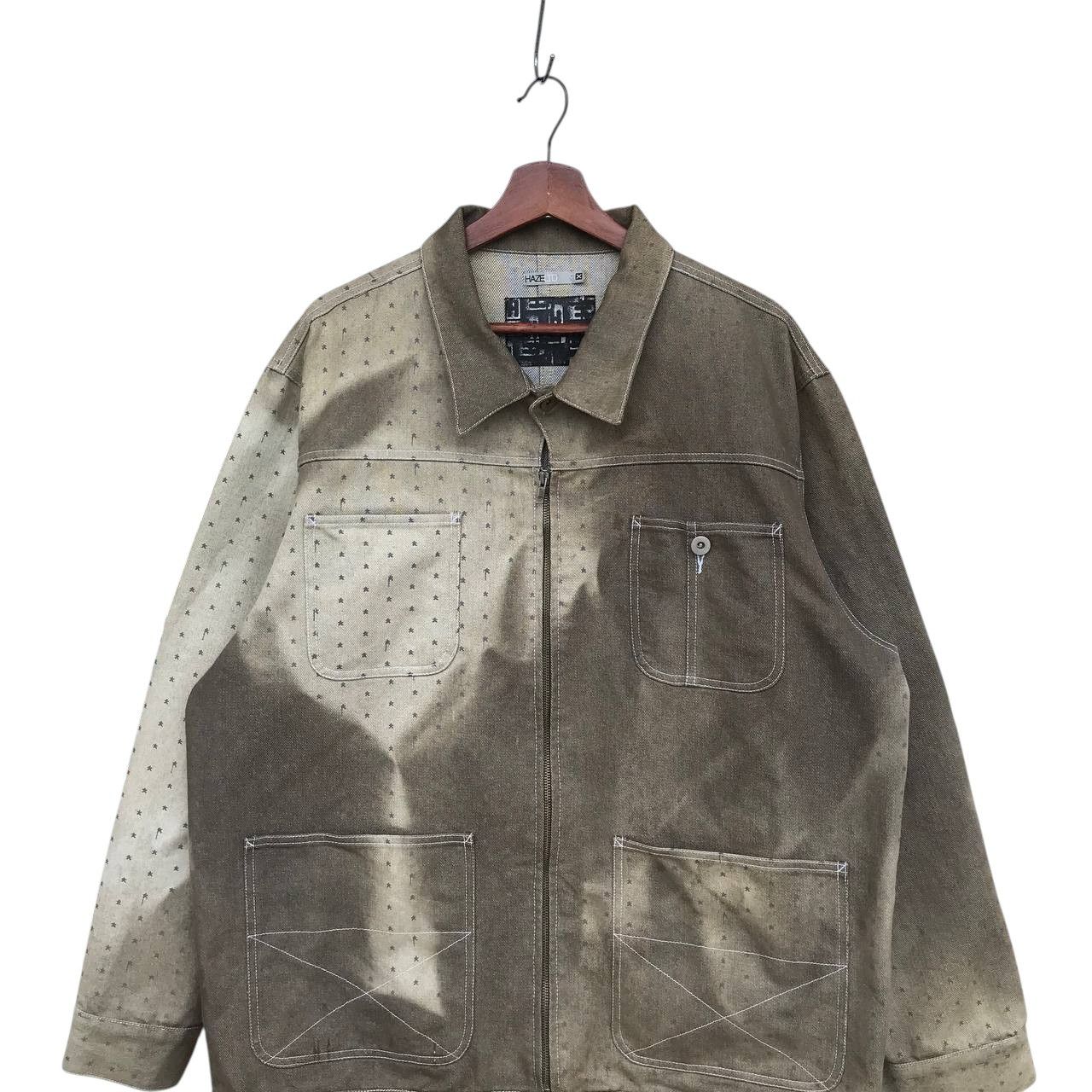 Haze × Japanese Brand VINTAGE HAZE FADED CHORE JACKET PAINTED DOT Size US XL / EU 56 / 4 - 2 Thumbnail