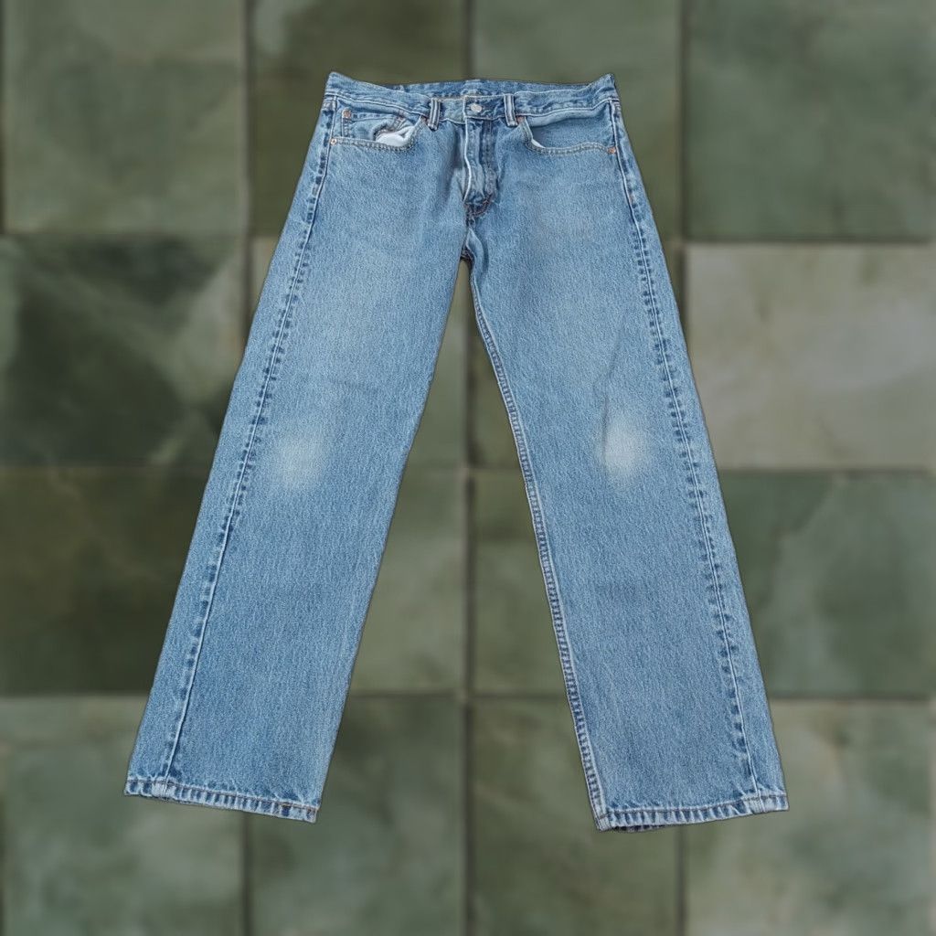 Levi's Levis 505 Jeans Men 33x30 Blue Denim Mid Rise Straight Leg Classic Size US 33 - 1 Thumbnail