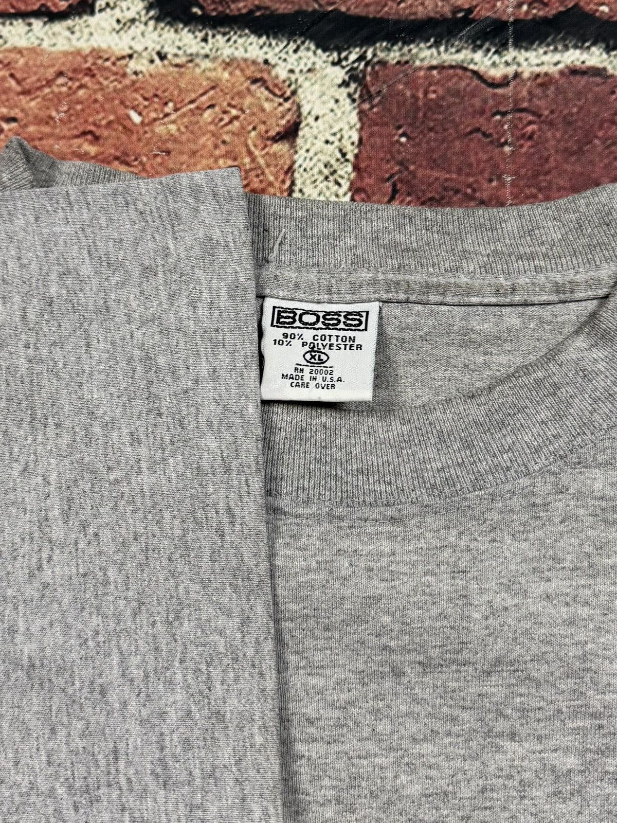 Hugo Boss Vintage 90s Boss Single Stitched Double Sided T Shirt Size US XL / EU 56 / 4 - 5 Thumbnail