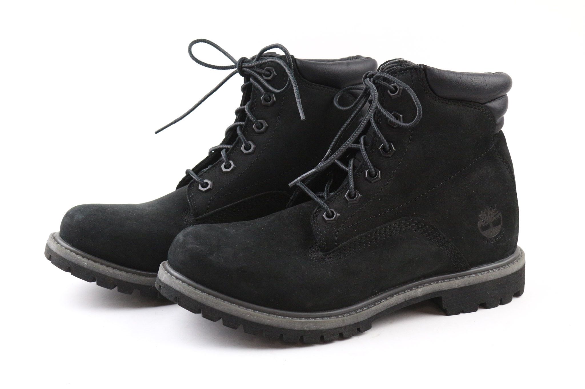 Timberland A17VM UK5 Black Leather 79592 Size US 7 / IT 37 - 2 Thumbnail