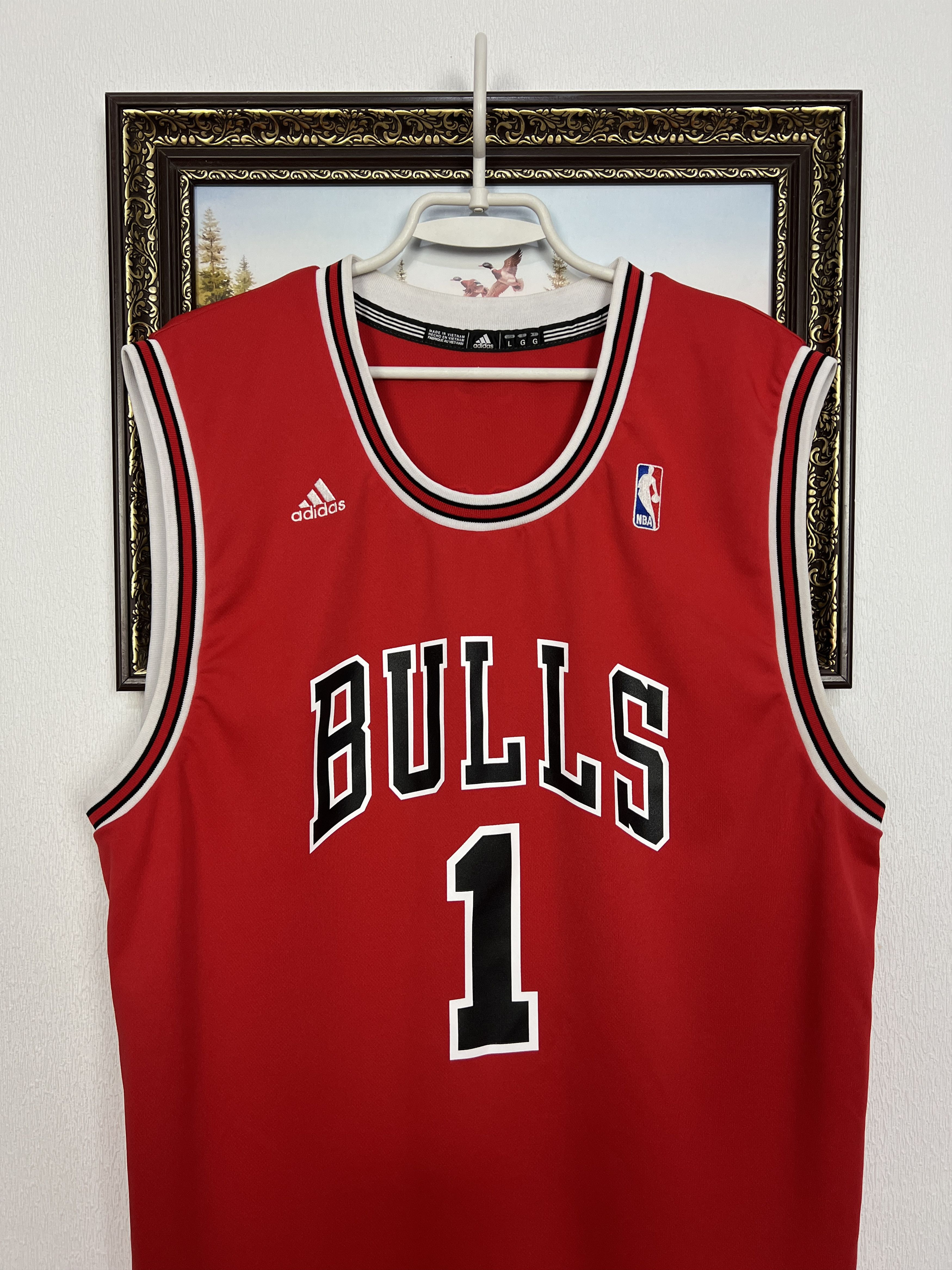 Adidas Vintage Chicago Bulls Derrick Rose #1 NBA Jersey Trikot Size US L / EU 52-54 / 3 - 2 Thumbnail