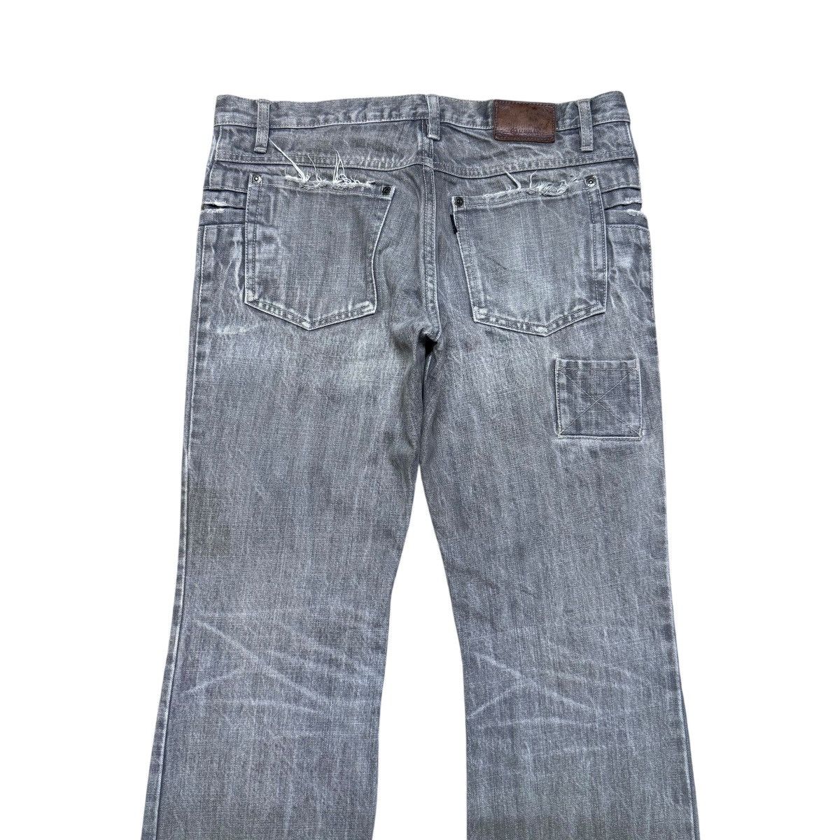 L7 Real Hip L7 Real Hip Grey Denim Flare Jeans Hedi Slimane Size US 32 / EU 48 - 9 Thumbnail