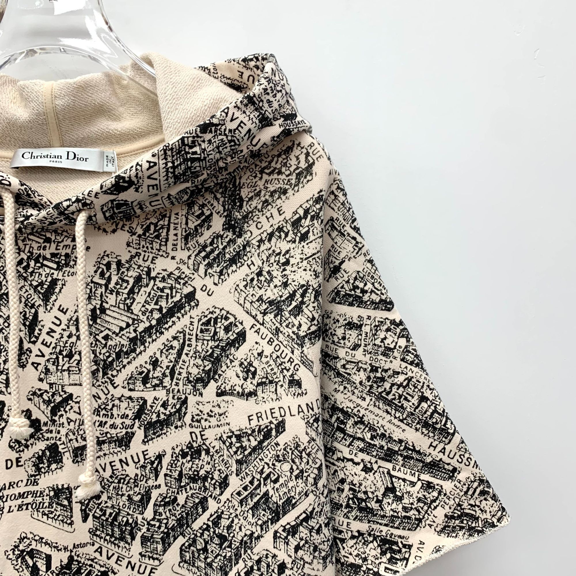 Dior Christian Dior Beige Architectural Print Cotton Short-Sleeve Size M / US 6-8 / IT 42-44 - 6 Thumbnail