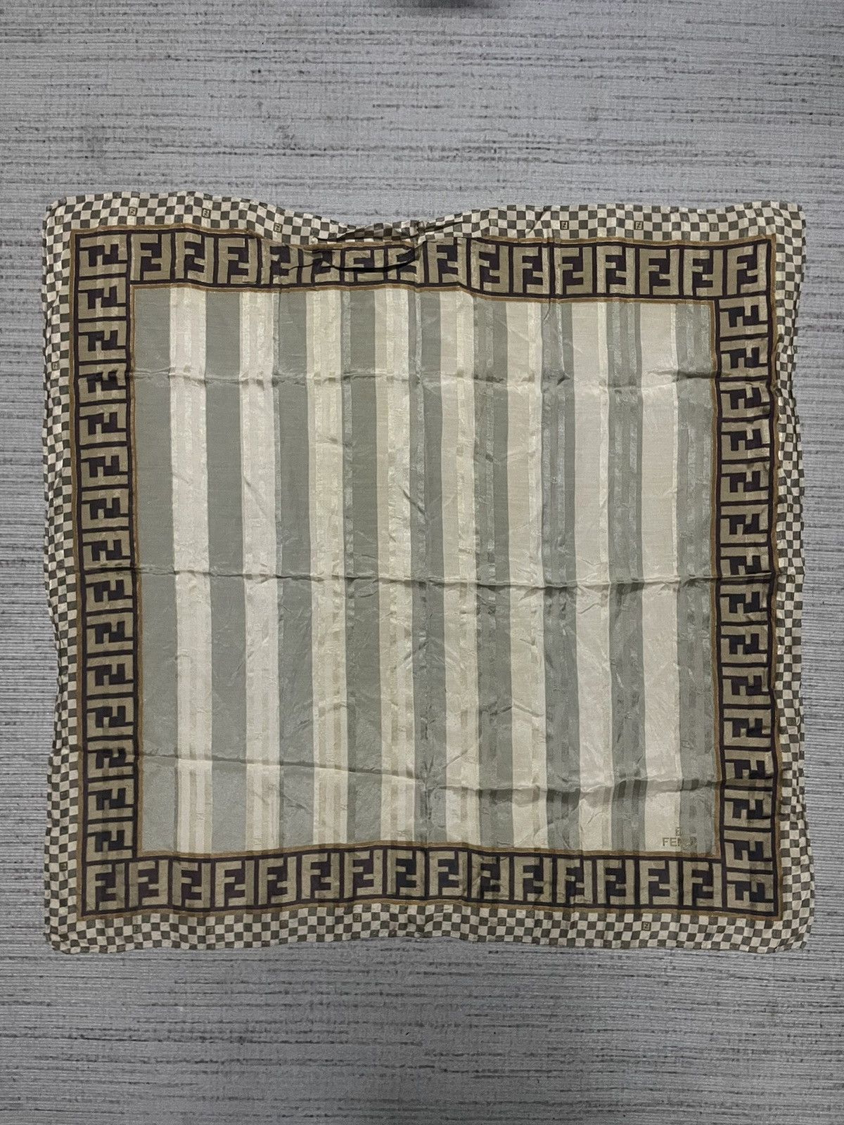 Fendi Vintage Fendi Handkerchief Bandana Size ONE SIZE - 1 Thumbnail