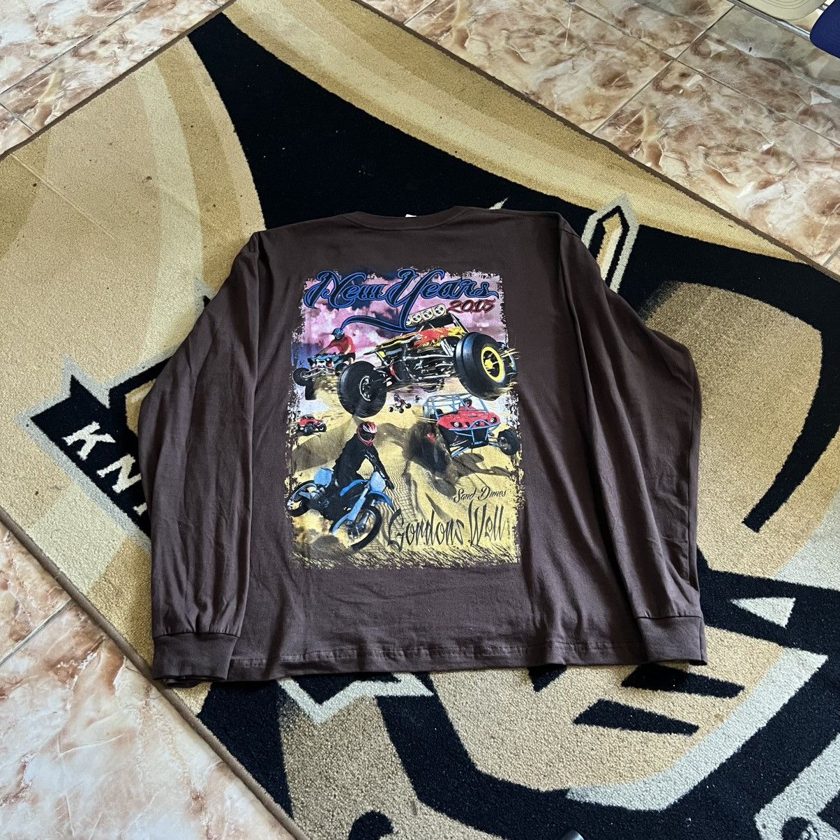 American Apparel Long Slevee New Years Sand Driver 2010 🤎 Size US L / EU 52-54 / 3 - 4 Thumbnail