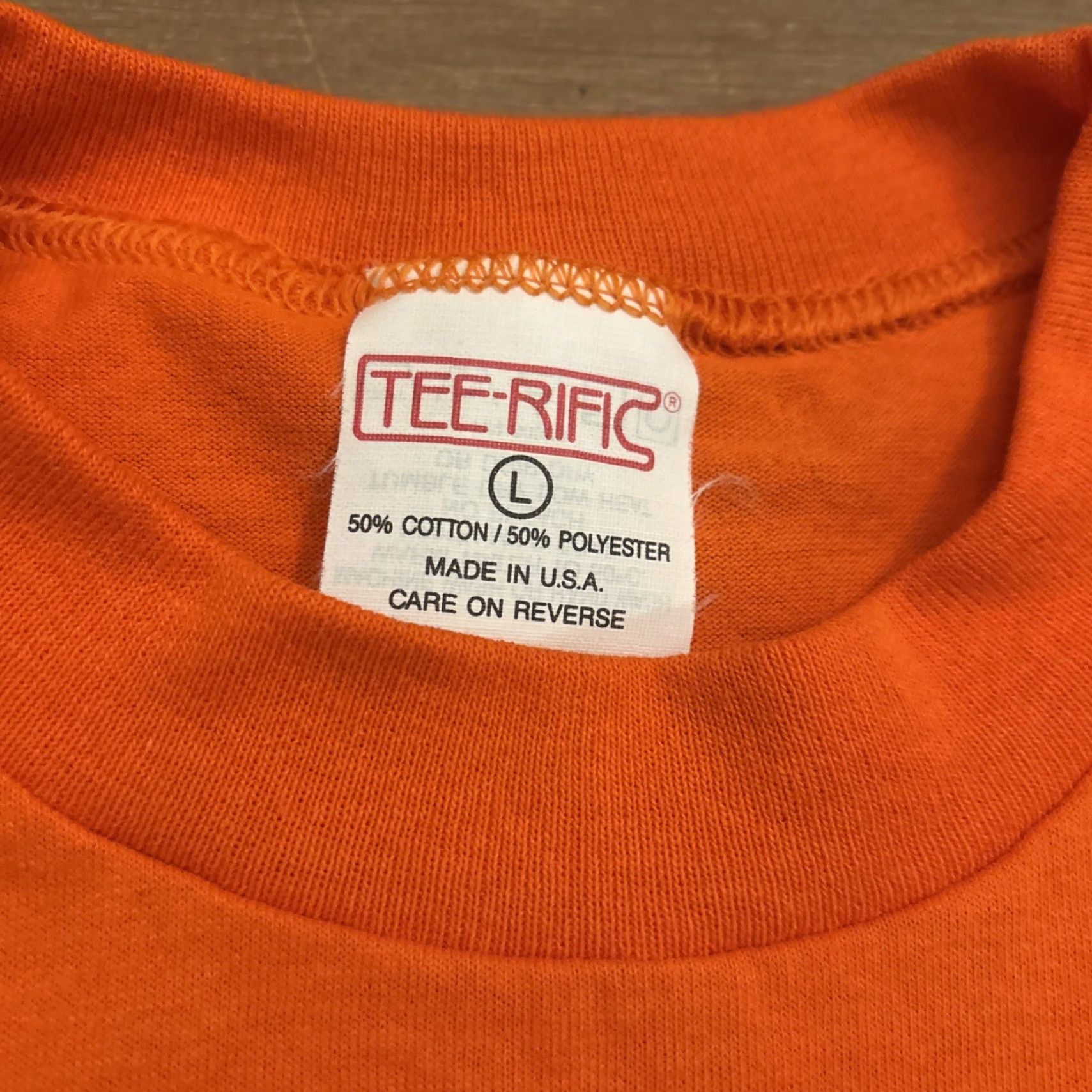 Vintage VINTAGE Tee Rific PENNDOT T-Shirt Adult Large Highviz Orange Short Sleeve Mens Size US L / EU 52-54 / 3 - 3 Thumbnail
