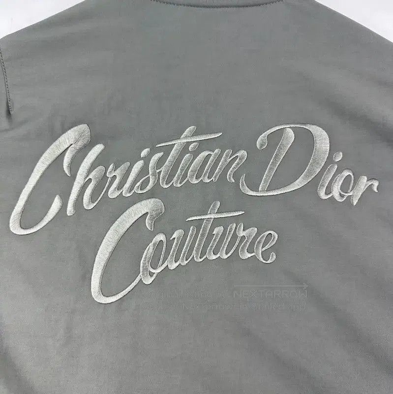 Dior Dior Gray Cotton Men's Outerwear Jacket . Size US XL / EU 56 / 4 - 3 Thumbnail