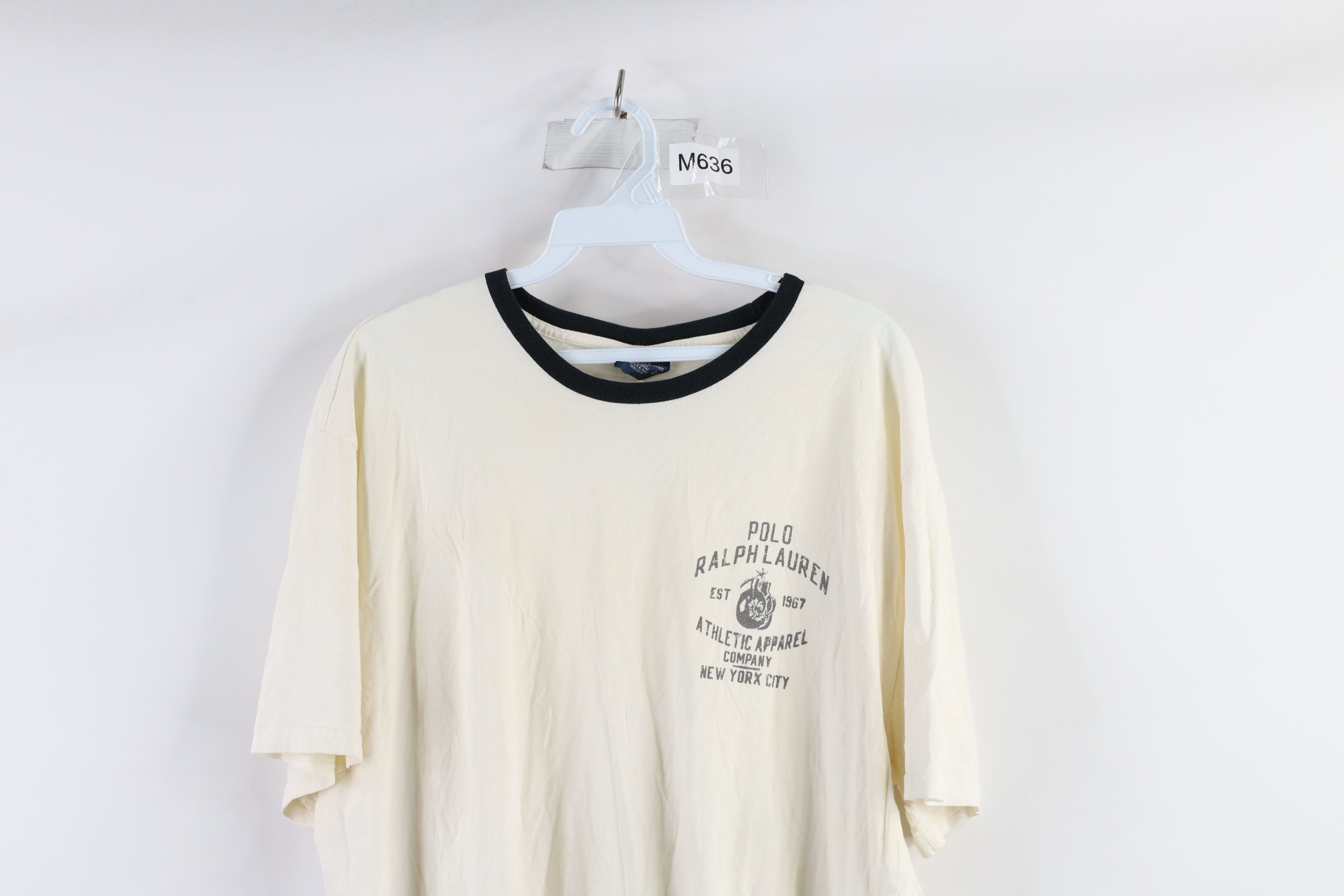 Ralph Lauren × Vintage Vintage 90s Ralph Lauren Out New York City Boxing T-Shirt Size US L / EU 52-54 / 3 - 2 Thumbnail