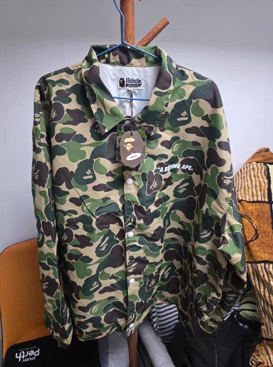 Bape A BATHING APE Camo Coach Jacket Size XXL Size US XXL / EU 58 / 5 - 1 Thumbnail