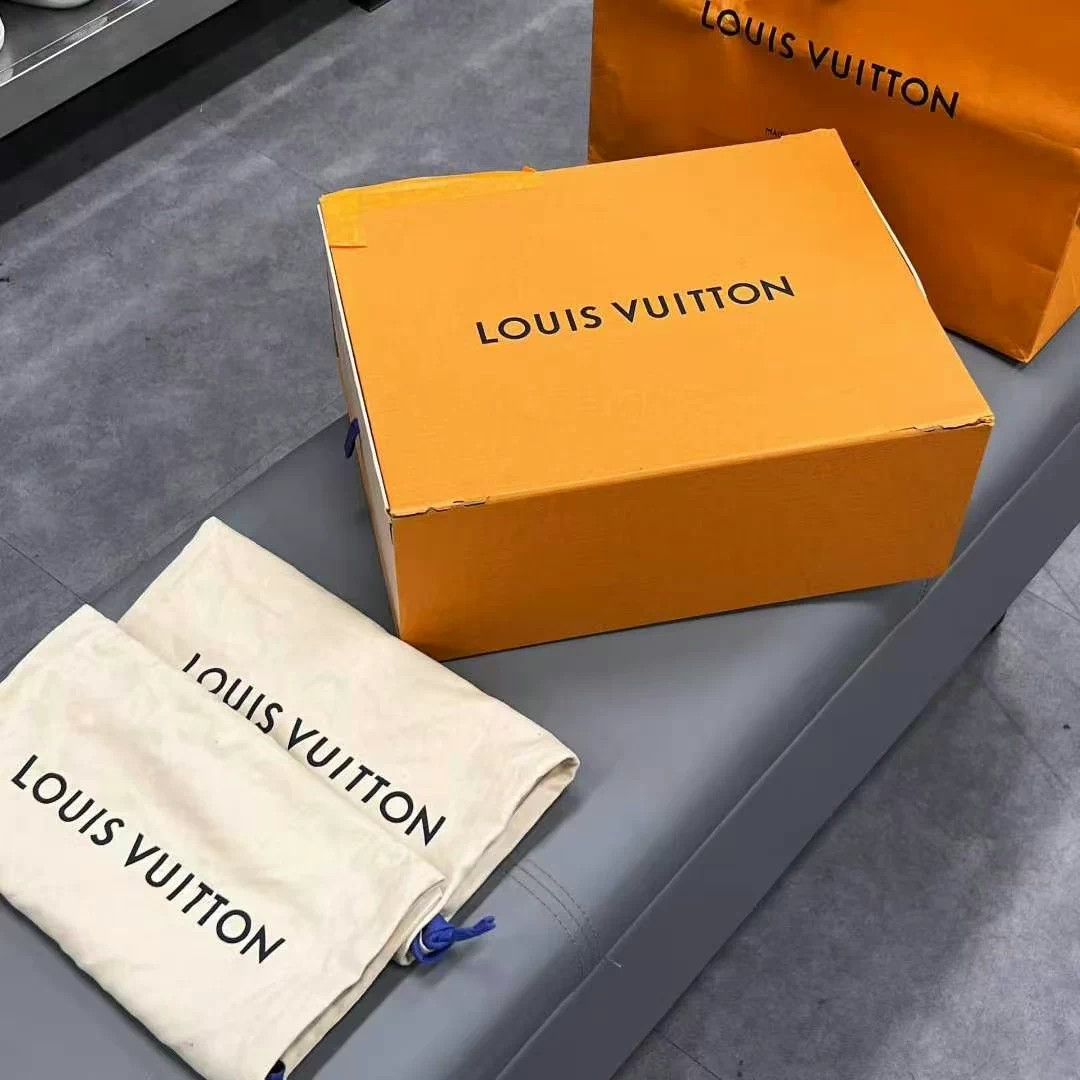 Louis Vuitton LV Trainer, Black, Size 41.5, Original Box Size US 8.5 / EU 41-42 - 8 Thumbnail