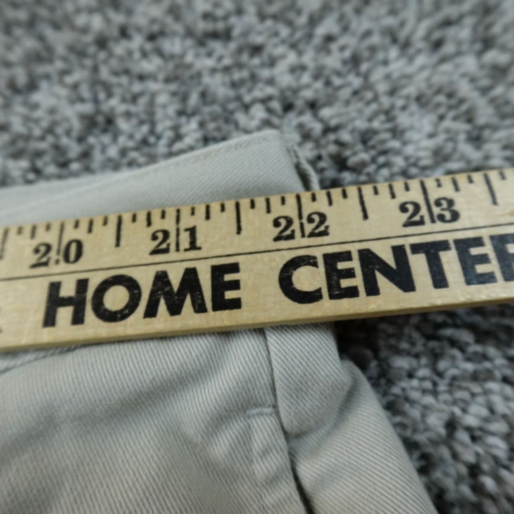 Vintage L.L. Bean Pants Mens 44X29 Beige Chino Trousers Flat Front Pockets Regular Size US 44 / EU 60 - 6 Thumbnail