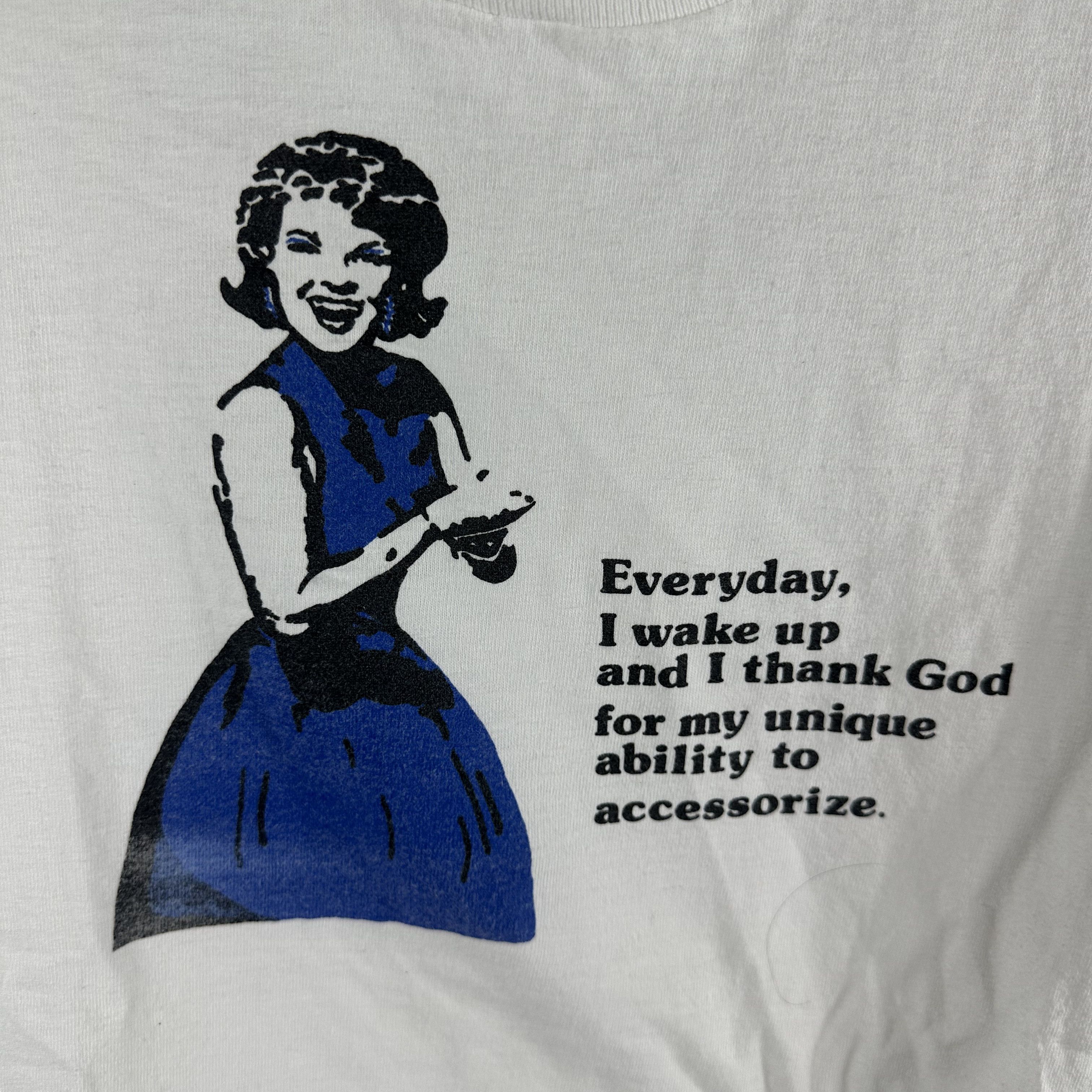 Vintage 90s Everyday I Wake Up And Thank God for My Unique Tee Size US XL / EU 56 / 4 - 2 Thumbnail
