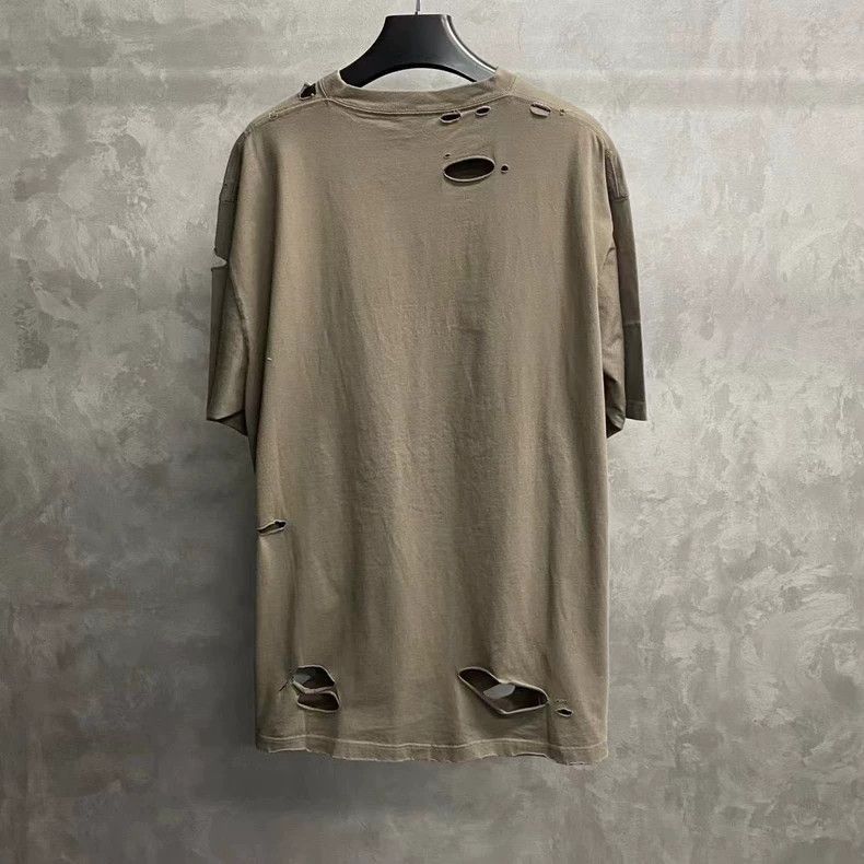 Balenciaga Balenciaga Logo Short Sleeve T-Shirt in Gray-2506 Size US M / EU 48-50 / 2 - 2 Thumbnail