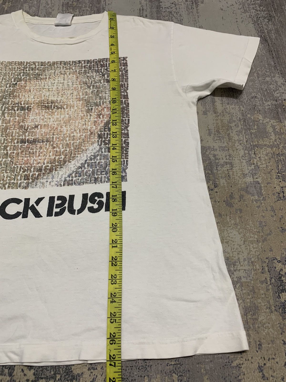 Band Tees × Vintage Vintage Fuck Bush War Sucks Photo Tees Size US M / EU 48-50 / 2 - 10 Thumbnail