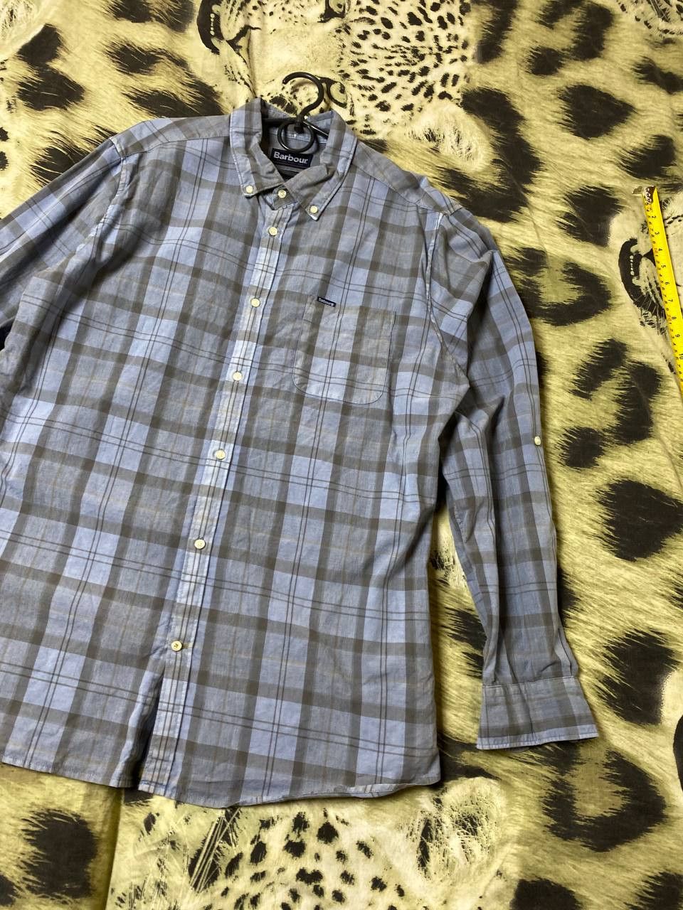 Barbour × Vintage Vintage Barbour Plaid Button Up Long Sleeve Size US L / EU 52-54 / 3 - 13 Thumbnail