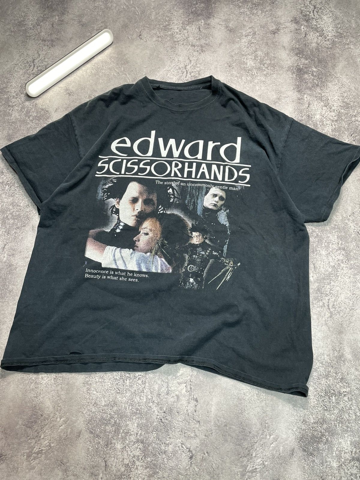 Other VTG 90s EDWARD SCISSORHANDS MOVIE RARE ARCHIVE SS TEE Size US XXL / EU 58 / 5 - 5 Thumbnail