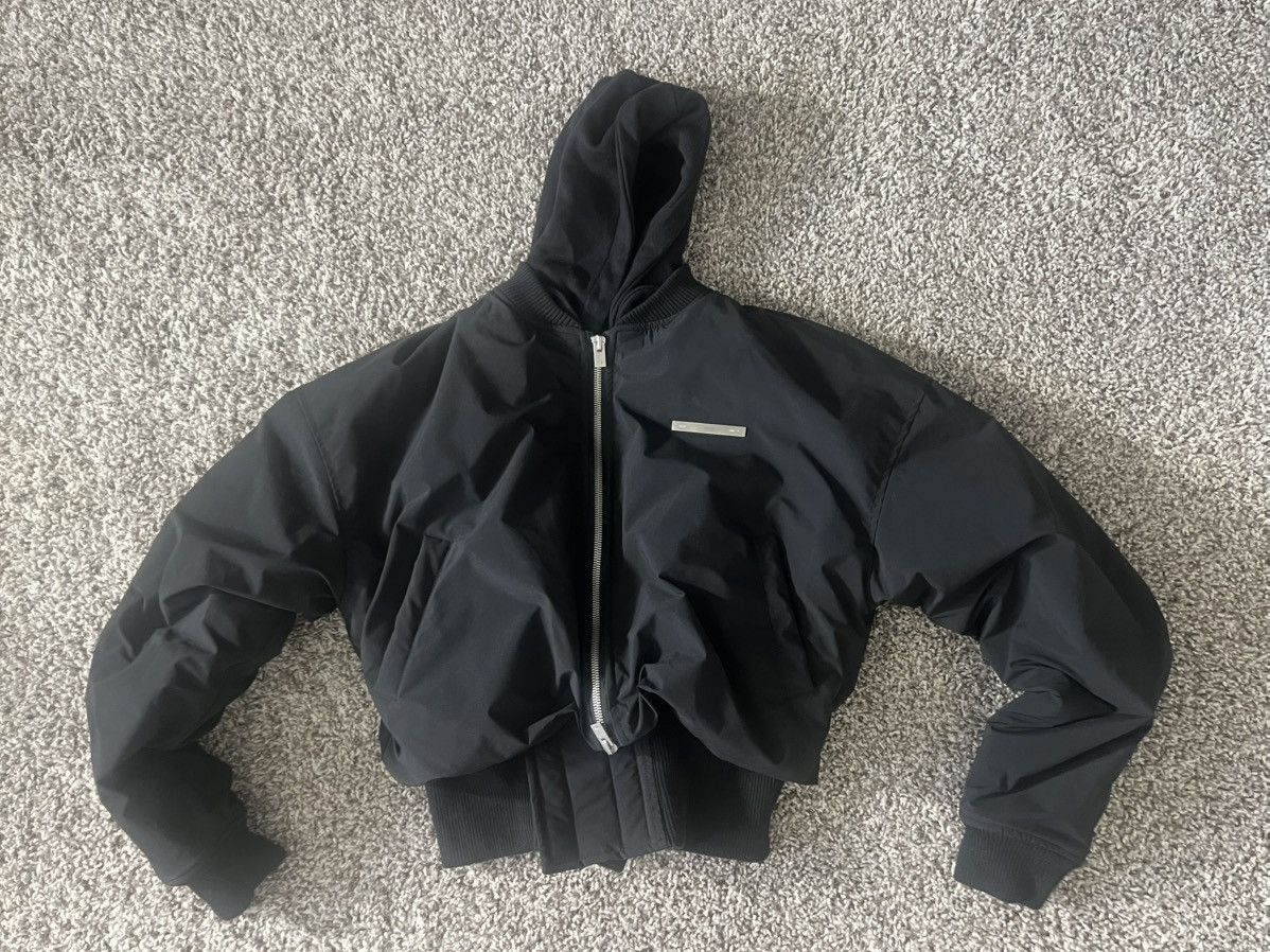 Heliot Emil HELIOT EMIL Black Pneumatic Bomber Jacket Size US S / EU 44-46 / 1 - 2 Thumbnail