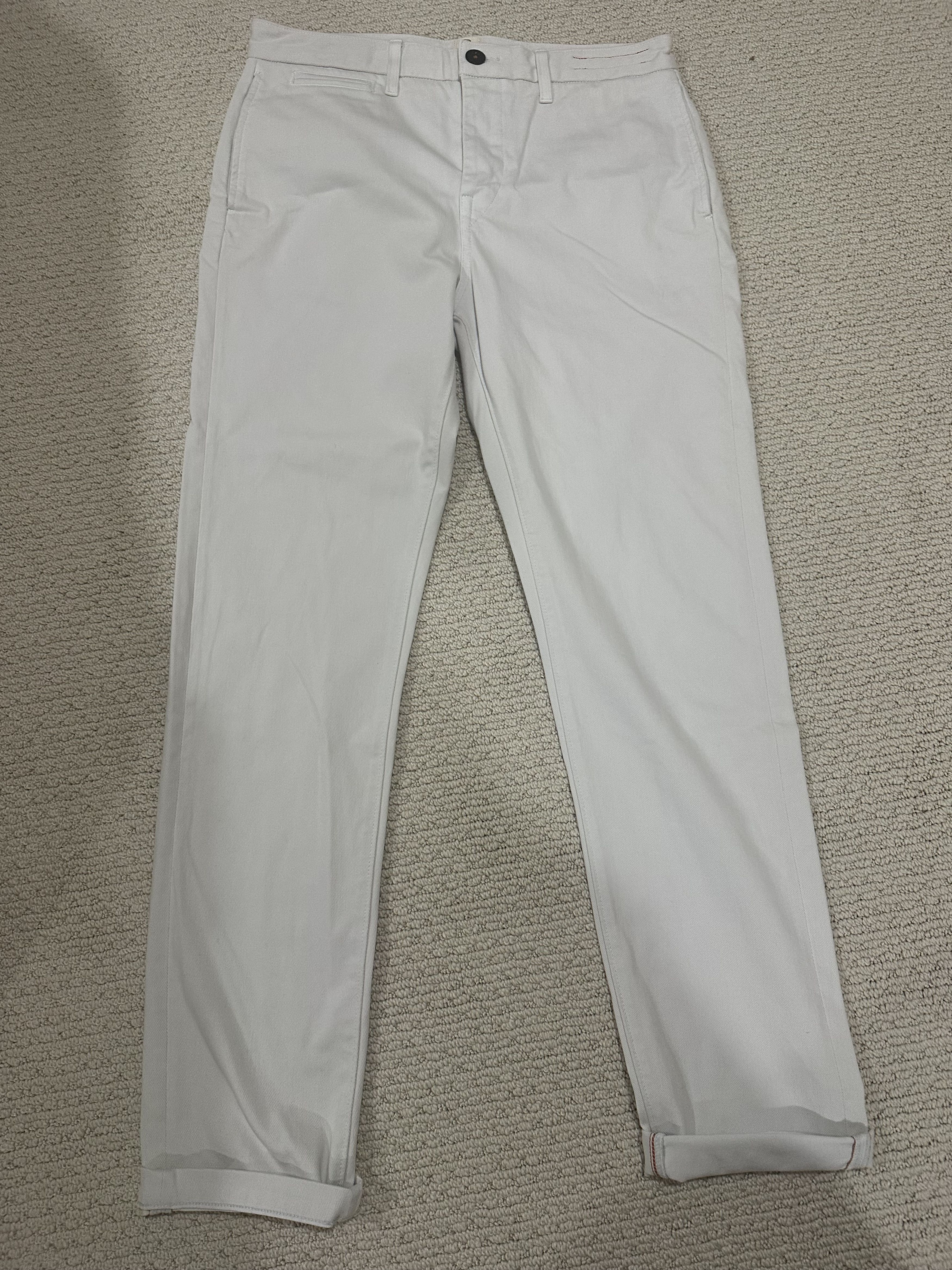 Hiroshi Kato Axe Denit Chino Heather White Size US 32 / EU 48 - 1 Thumbnail