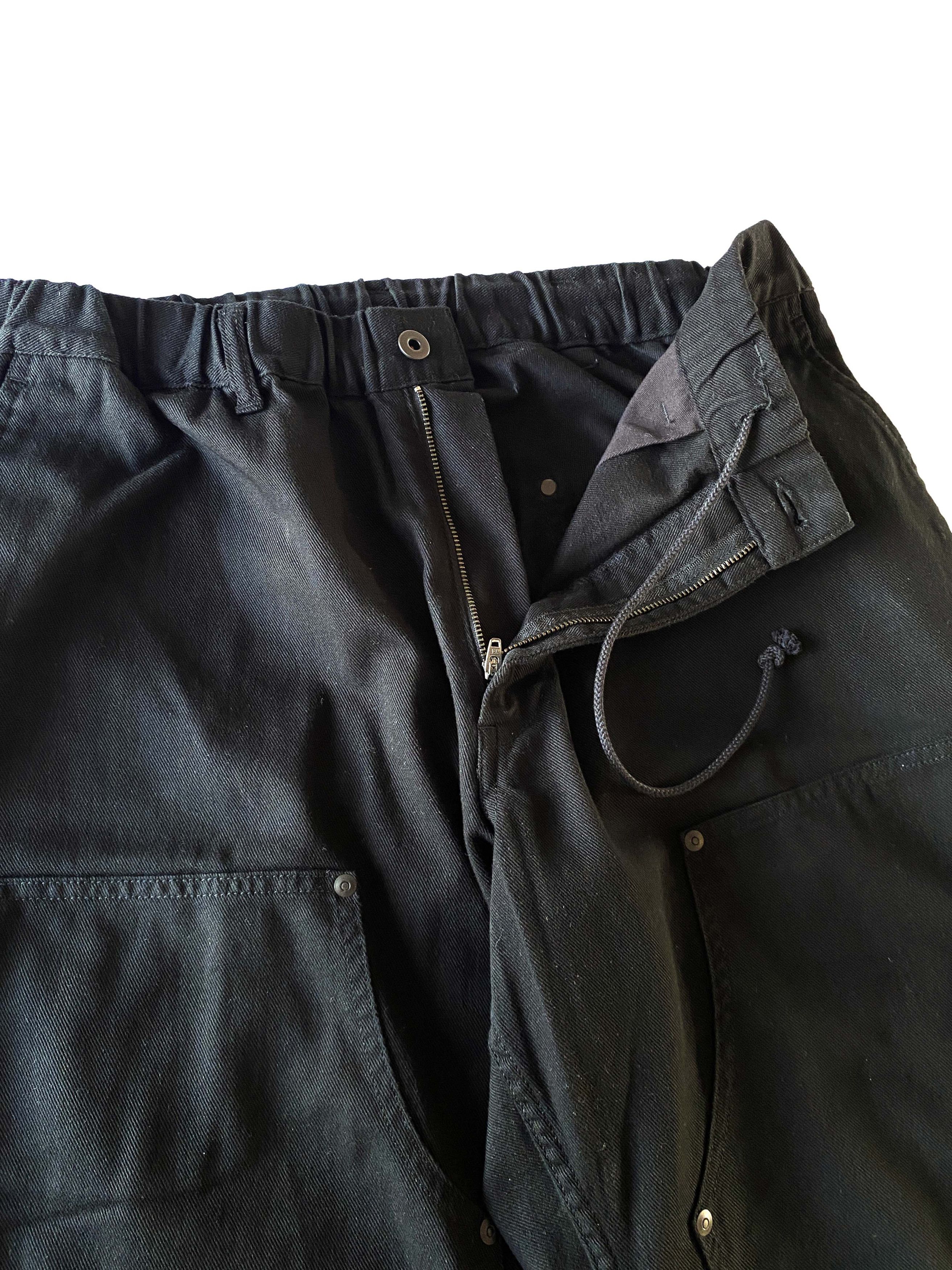 Yohji Yamamoto Yohji Yamamoto Black Scandal Cotton Pants Size US 34 / EU 50 - 8 Thumbnail