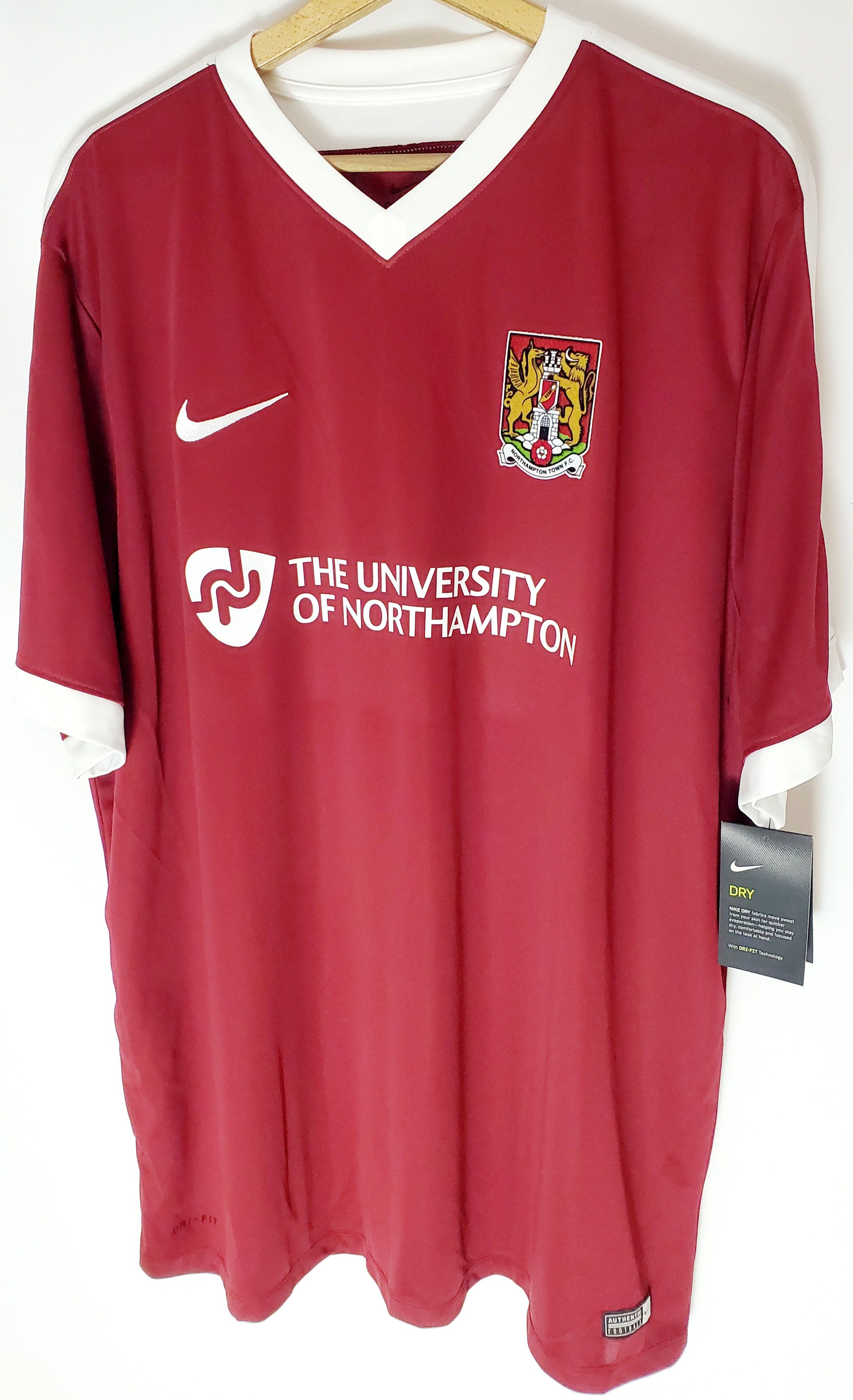Nike Northampton Town FC home 2016-2017 nike soccer jersey 3 Xl Size US XXL / EU 58 / 5 - 1 Thumbnail