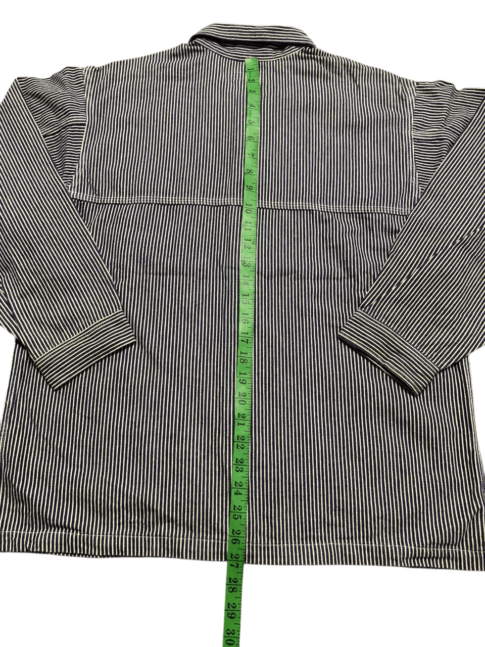 Japanese Brand Vintage Primary Blue Hickory Chore Jacket Size US S / EU 44-46 / 1 - 13 Thumbnail