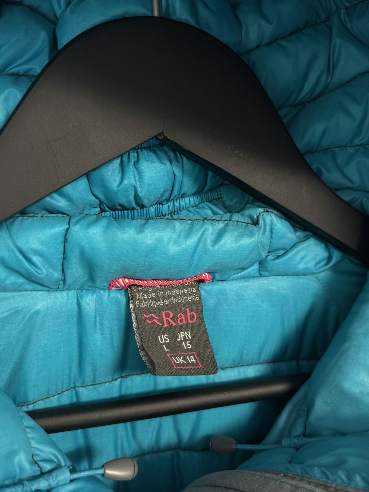 Rab 🔥Ladies Rab Microlight Alpine Jacket Down Filled Outdoor Size L / US 10 / IT 46 - 6 Thumbnail