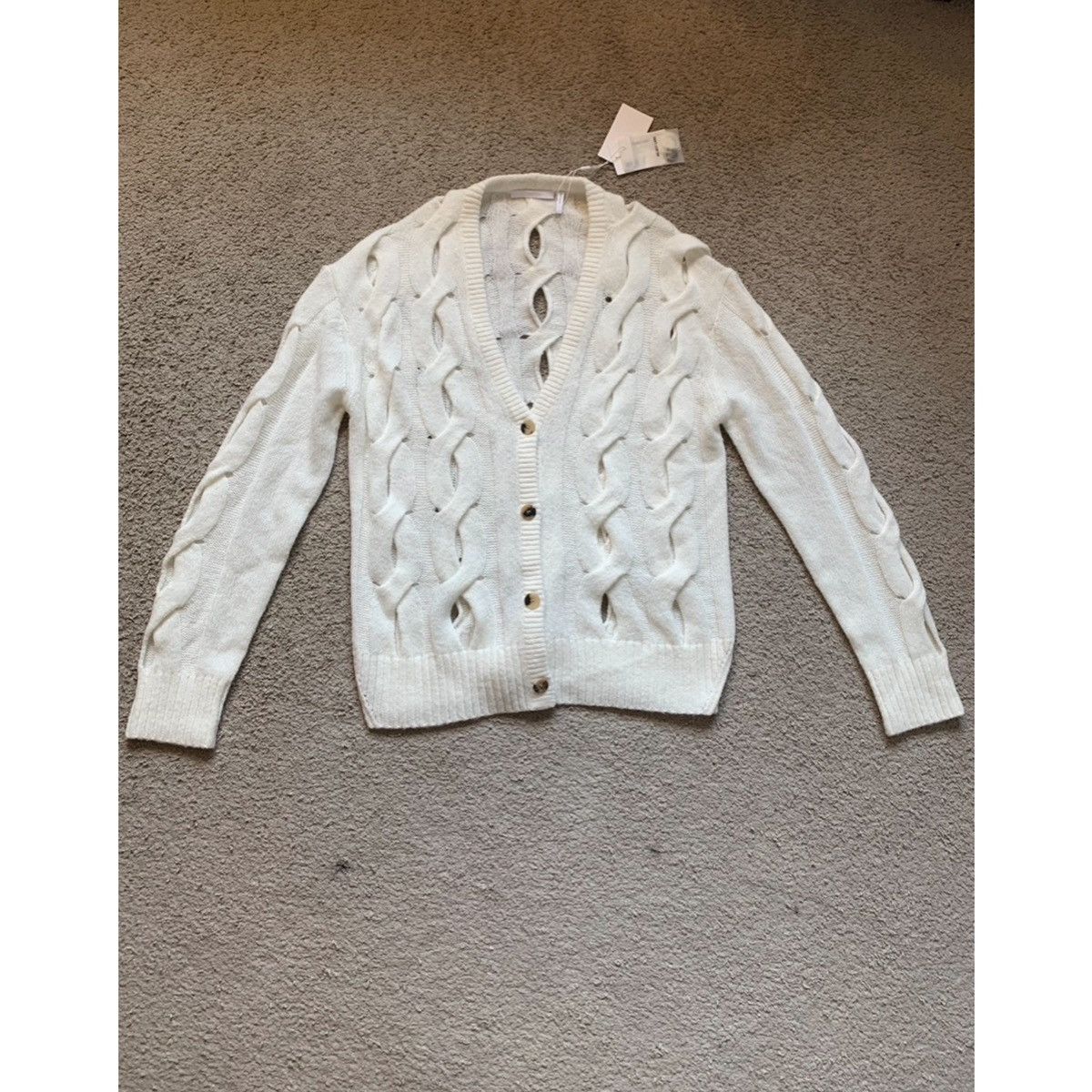 Helmut Lang HELMUT LANG CUT OUT CARDIGAN Size US M / EU 48-50 / 2 - 10 Thumbnail