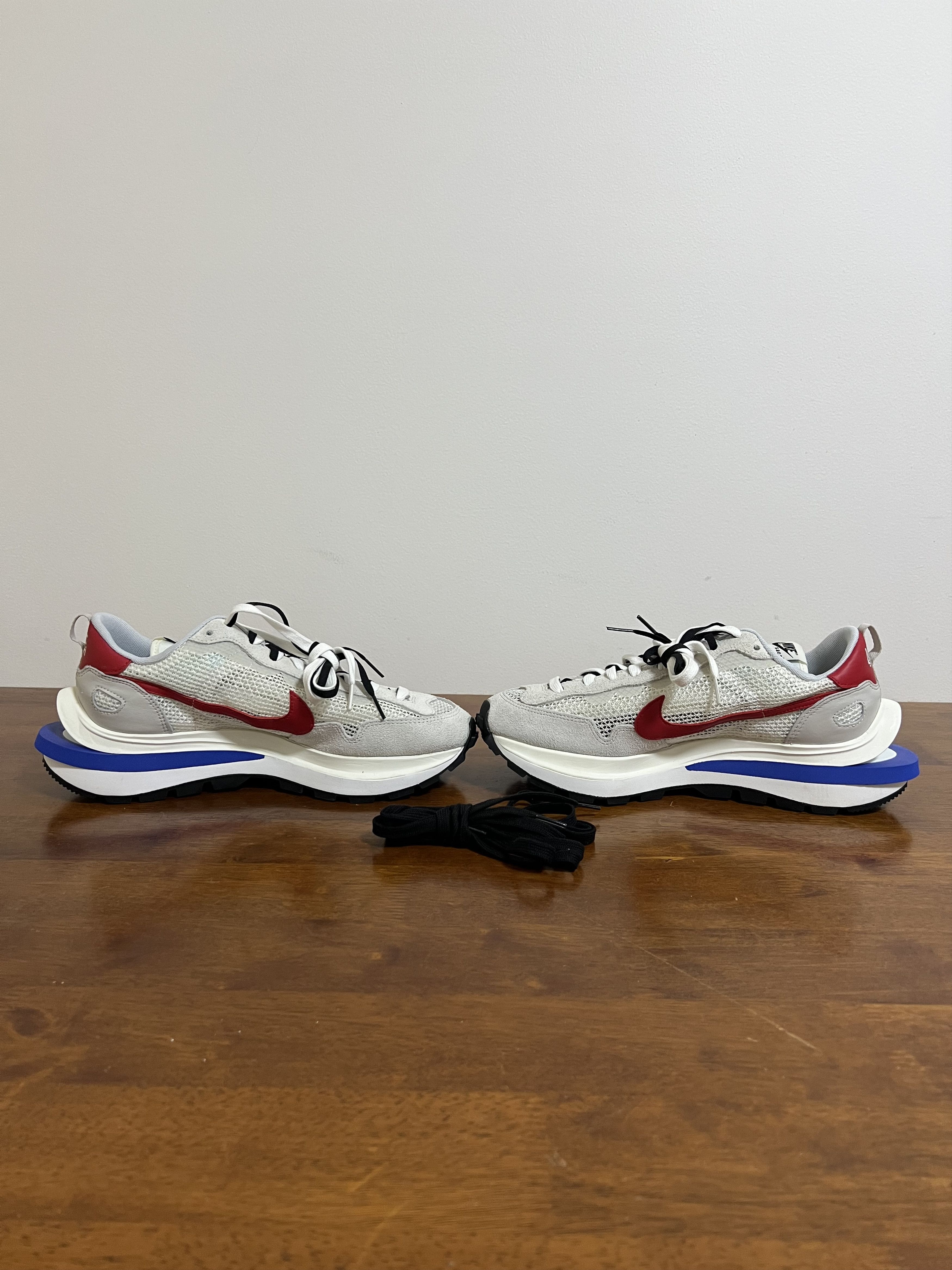 Nike × Sacai 💚 2020 Sacai x Nike Vaporwaffle Sail/Sport Fuchsia NEW Size US 11 / EU 44 - 3 Thumbnail