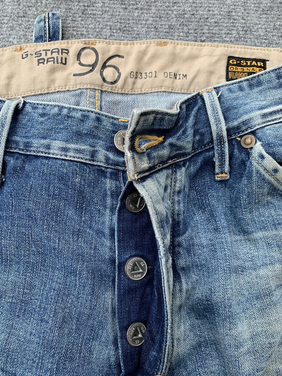 G-Star G-Star 96 Raw ride faded blue. Size US 33 - 14 Thumbnail