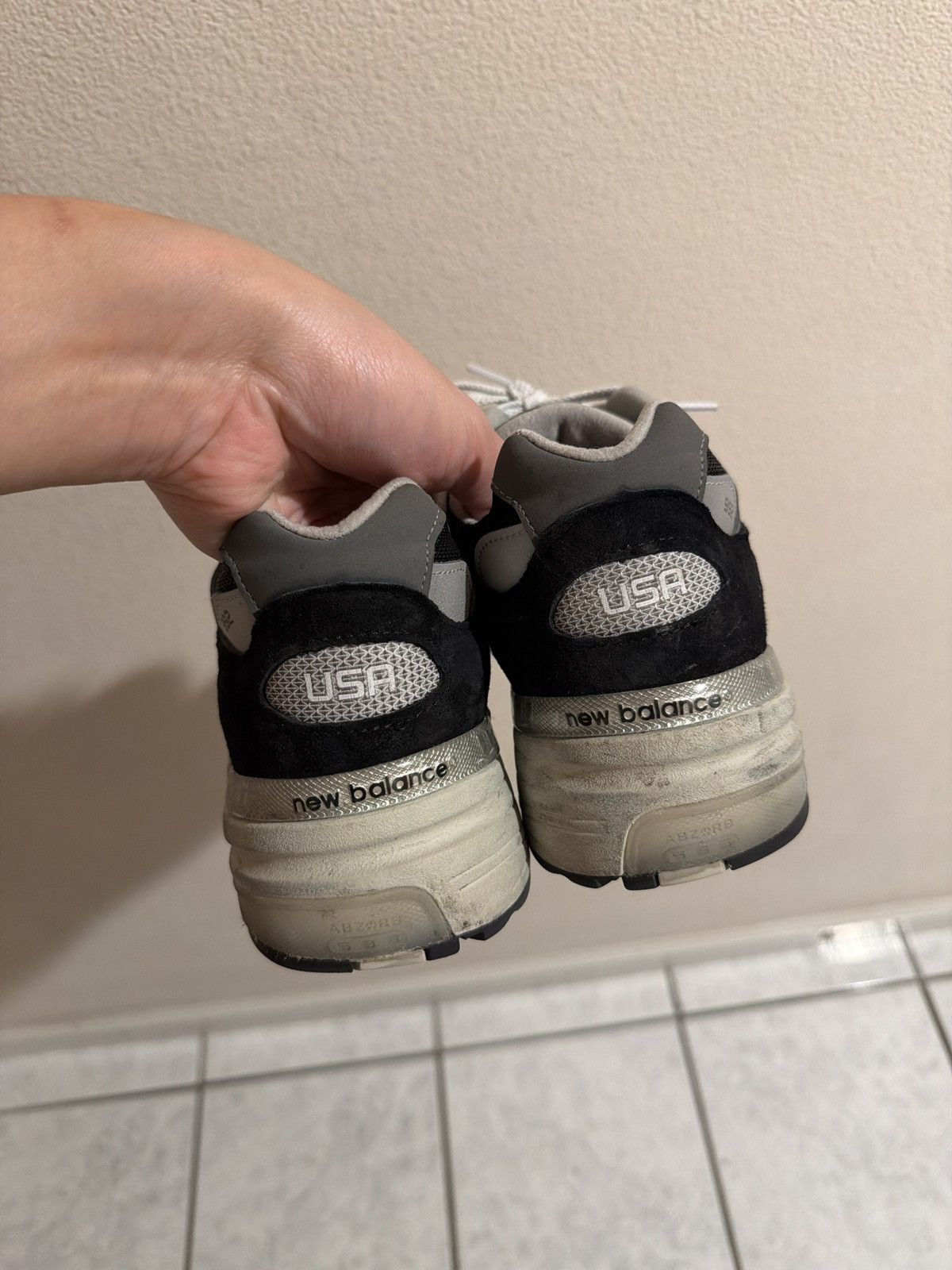 New Balance New balance 992 black Size US 10 / EU 43 - 3 Thumbnail