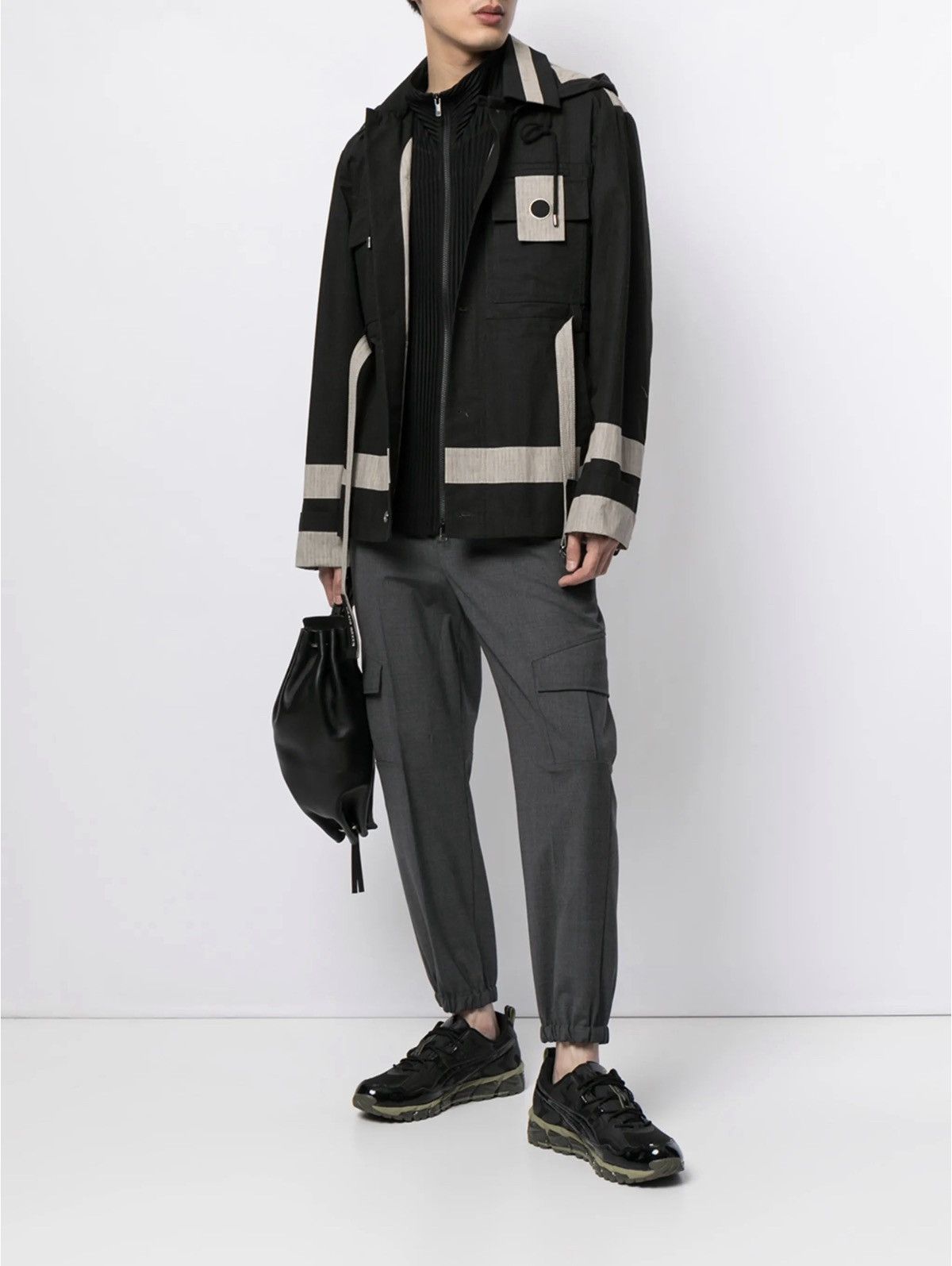 Craig Green Craig Green Stripe-trimmed Hooded Jacket Size US M / EU 48-50 / 2 - 6 Thumbnail