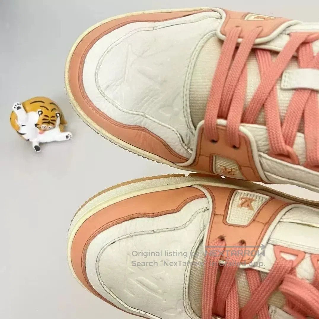 Louis Vuitton LV Trainer Peach. Size US 8.5 / EU 41-42 - 9 Thumbnail