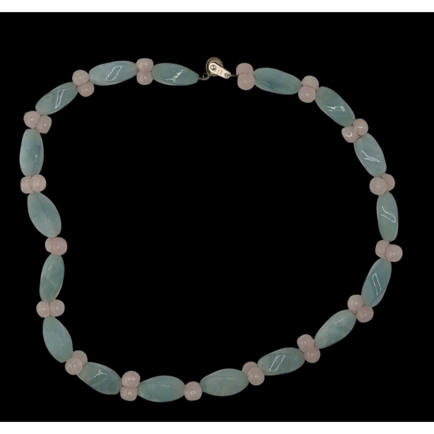 Handmade Handmade Vintage Coquette Pastel Dyed Blue And Pink Quartz B Size ONE SIZE - 2 Thumbnail
