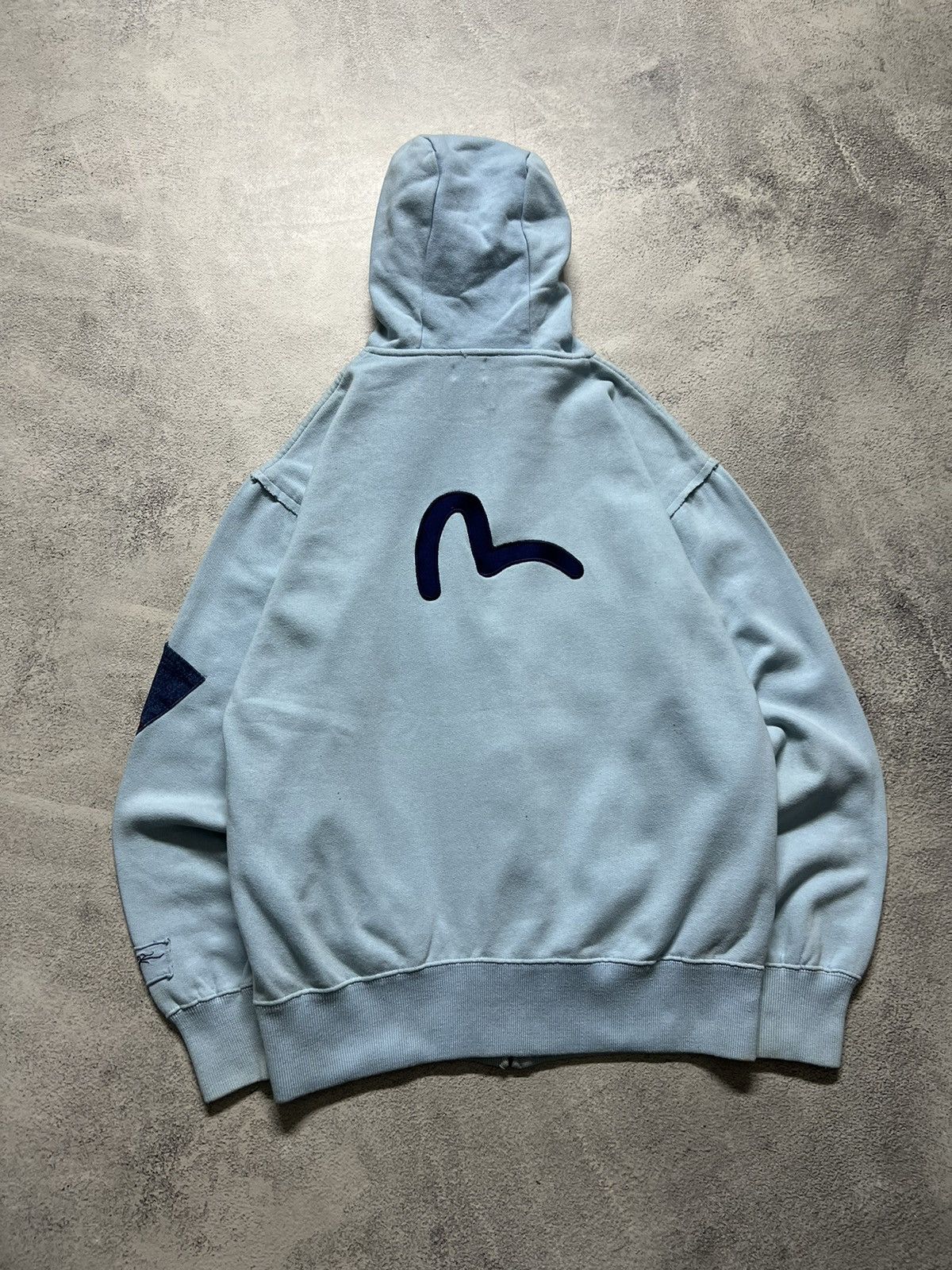 Evisu × Vintage Vintage Y2k Evisu Crazy Multi Pocket Rare Zip Hoodie 90’s Size US M / EU 48-50 / 2 - 10 Thumbnail