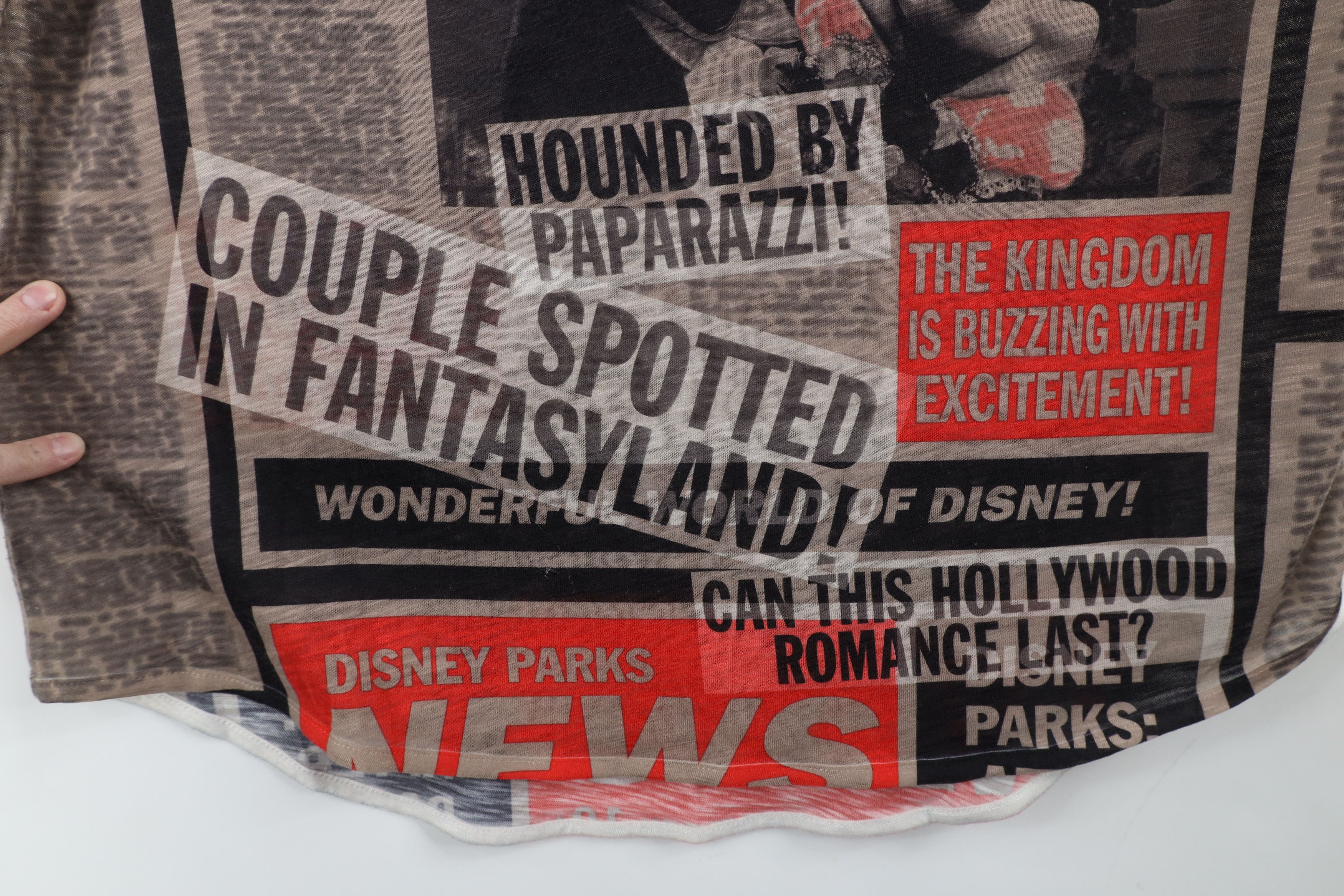 Disney × Vintage Vintage Y2K Disney Park Original Mickey Minnie Print T-Shirt Size XL / US 12-14 / IT 48-50 - 5 Thumbnail