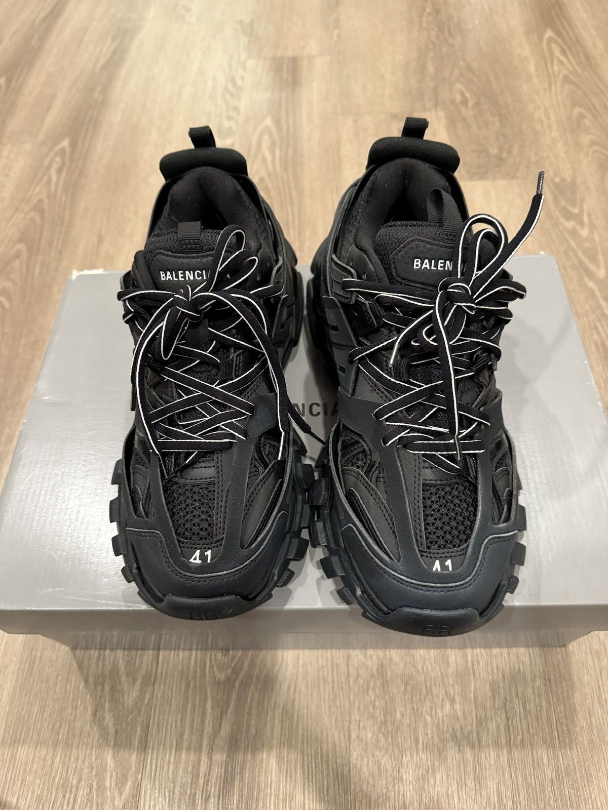 Balenciaga Balenciaga Track Sneaker 'Triple Black' Size US 8 / EU 41 - 8 Thumbnail