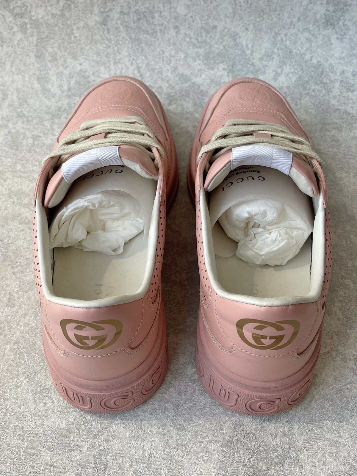 Gucci Gucci Jumbo GG Tennis Embossed Sneaker Trainers Chunky Size US 9.5 / IT 39.5 - 7 Thumbnail