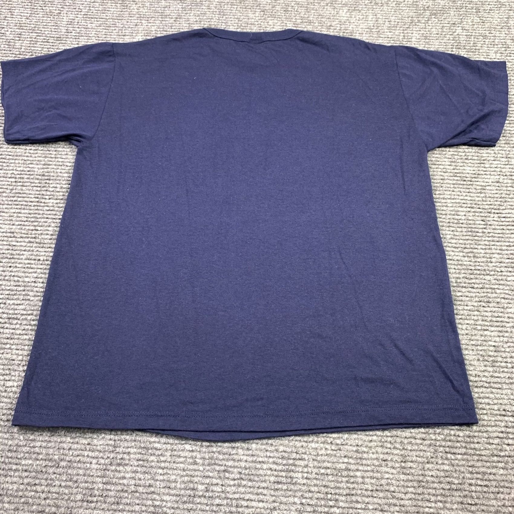 Russell Athletic VINTAGE Russell Athletic T Shirt Israel Flag Greensboro 90s Single Stitch USA Crew Neck Short Sleeve Large Blue Mens Size US L / EU 52-54 / 3 - 3 Thumbnail