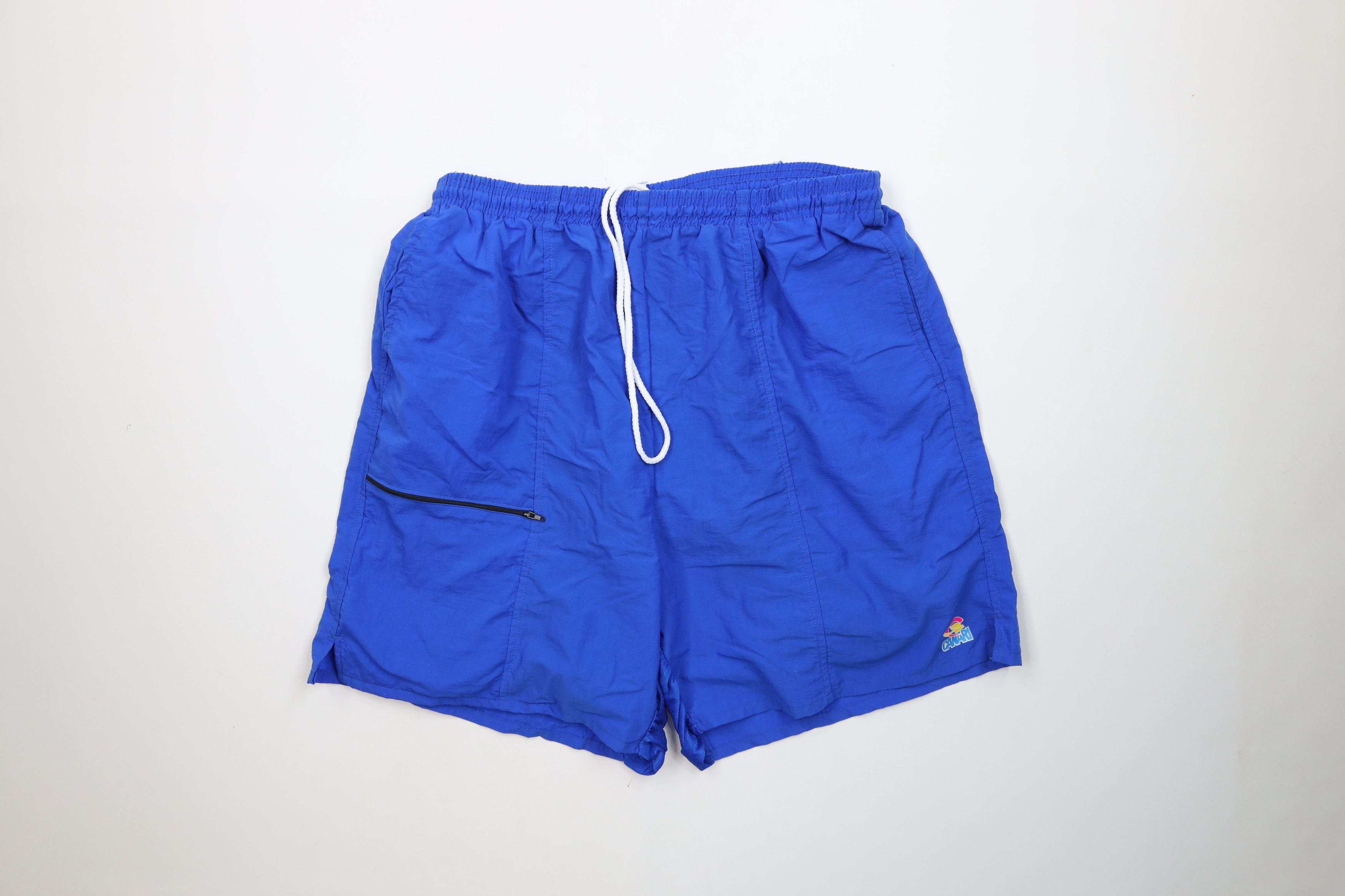 Canari Vintage 90s Canari Gel Lined Bicycle Cycling Shorts Blue USA Size US 36 / EU 52 - 1 Thumbnail