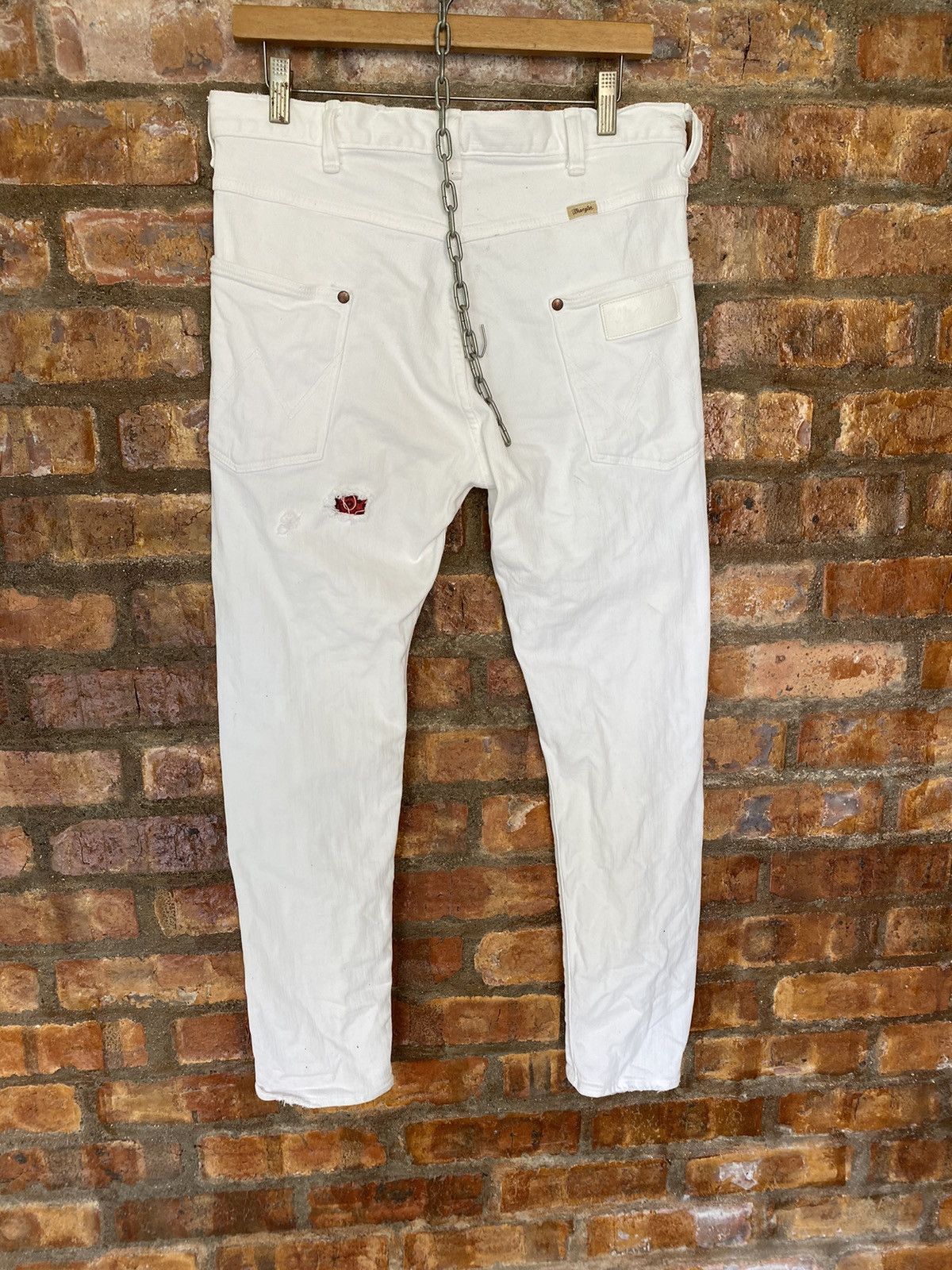 AKM AKM Japan x Wrangler Bandana patch distressed repair denim Size US 33 - 14 Thumbnail