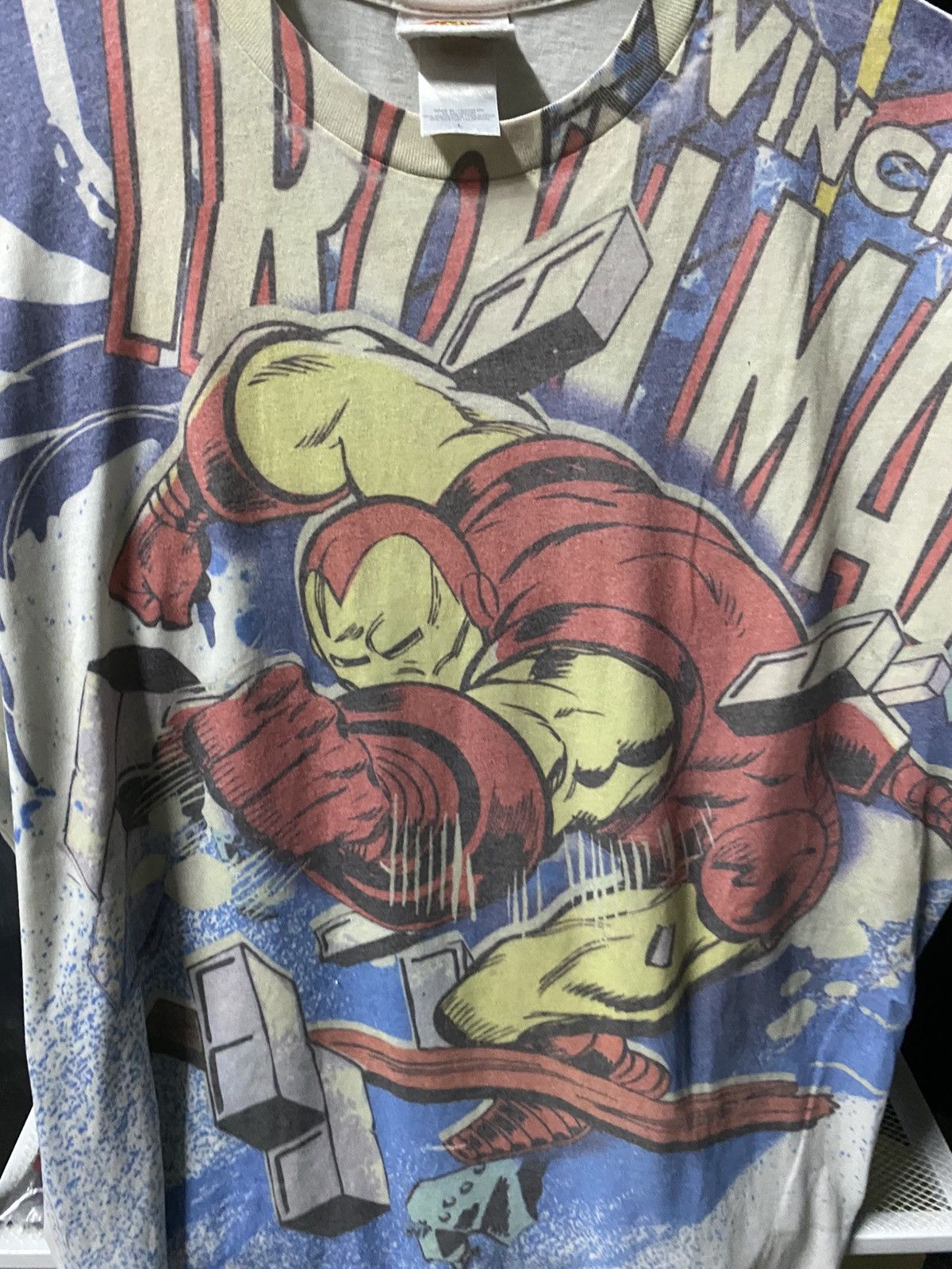 Mad Engine × Marvel Comics × Vintage Marvel Iron man overprint y2k Size US M / EU 48-50 / 2 - 3 Thumbnail