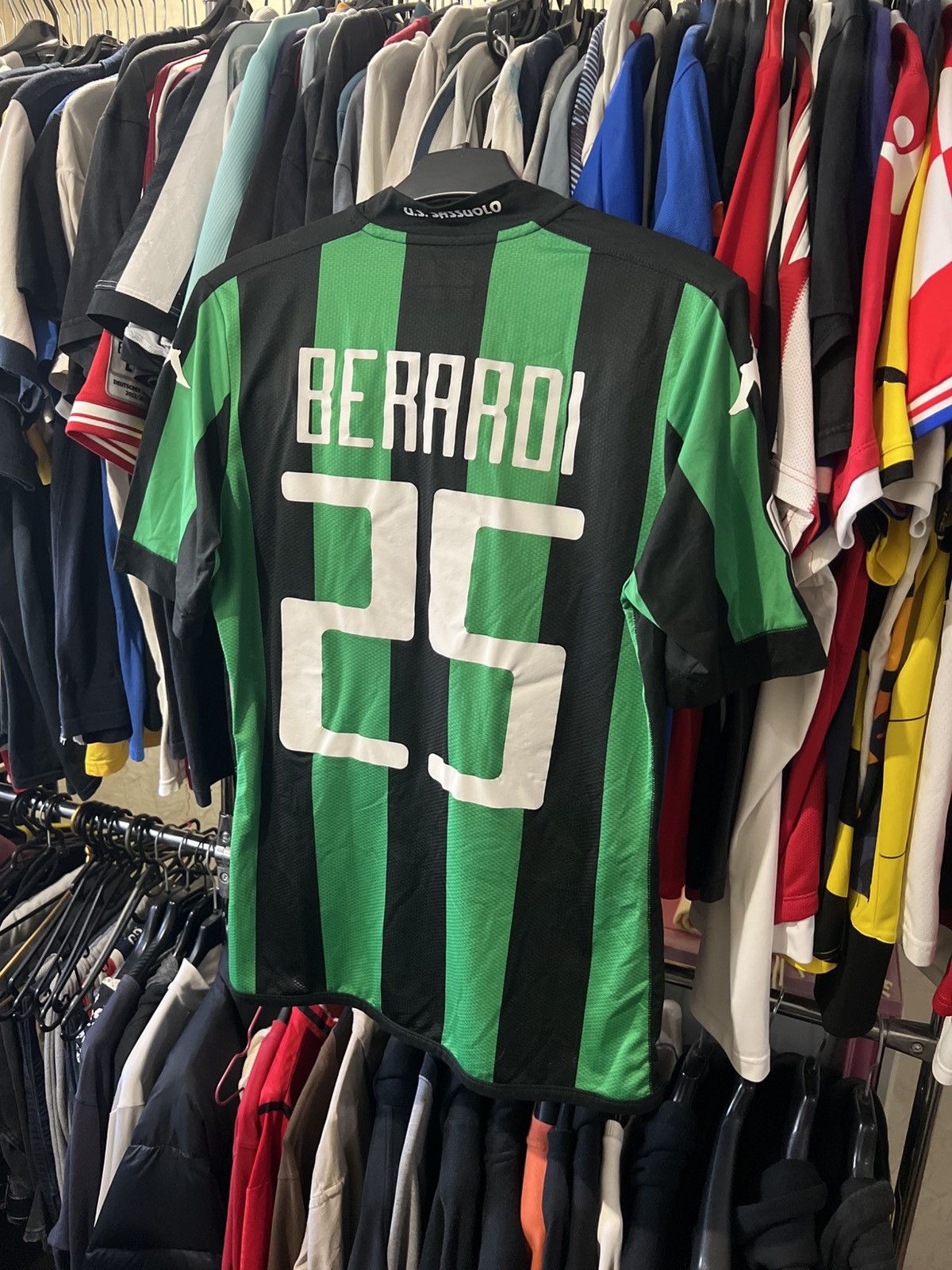 Kappa × Vintage 2015/2016 KAPPA FC SASSUOLO #25 BERARDI HOME FOOTBALL SHITT Size US M / EU 48-50 / 2 - 2 Thumbnail
