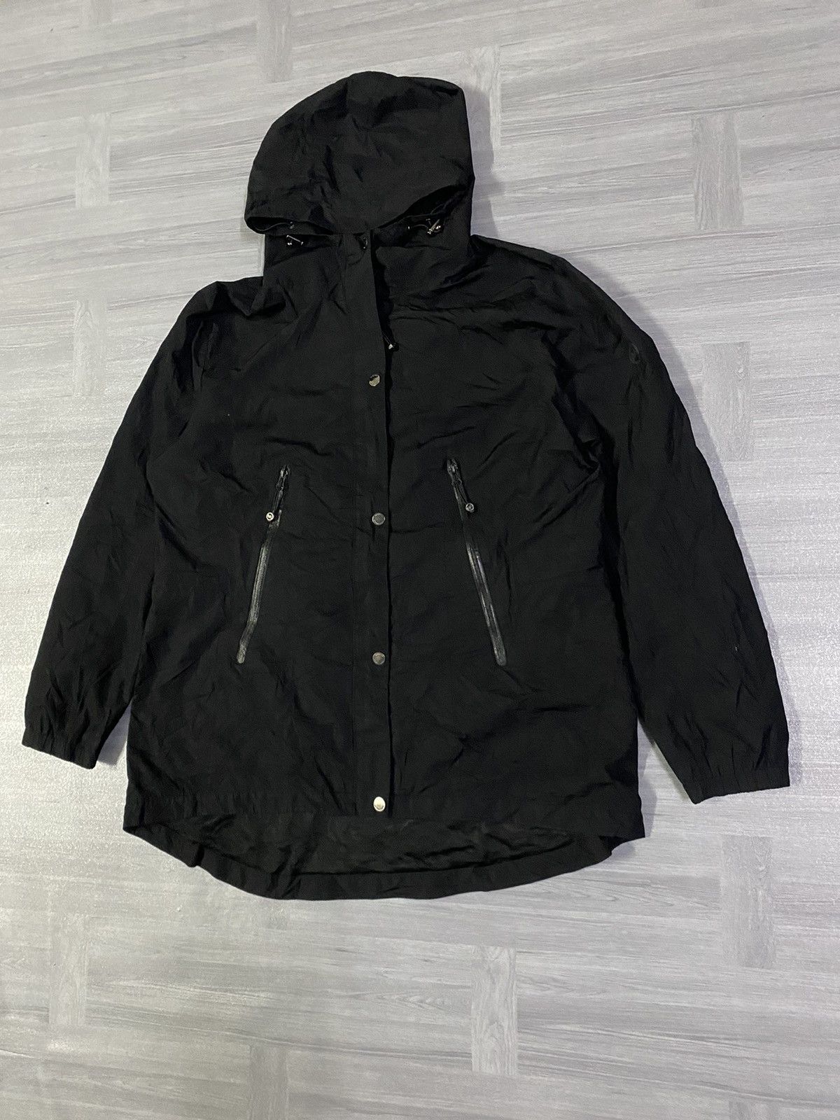 Michael Kors Zip-Up and Button Up Hooded Windbreaker