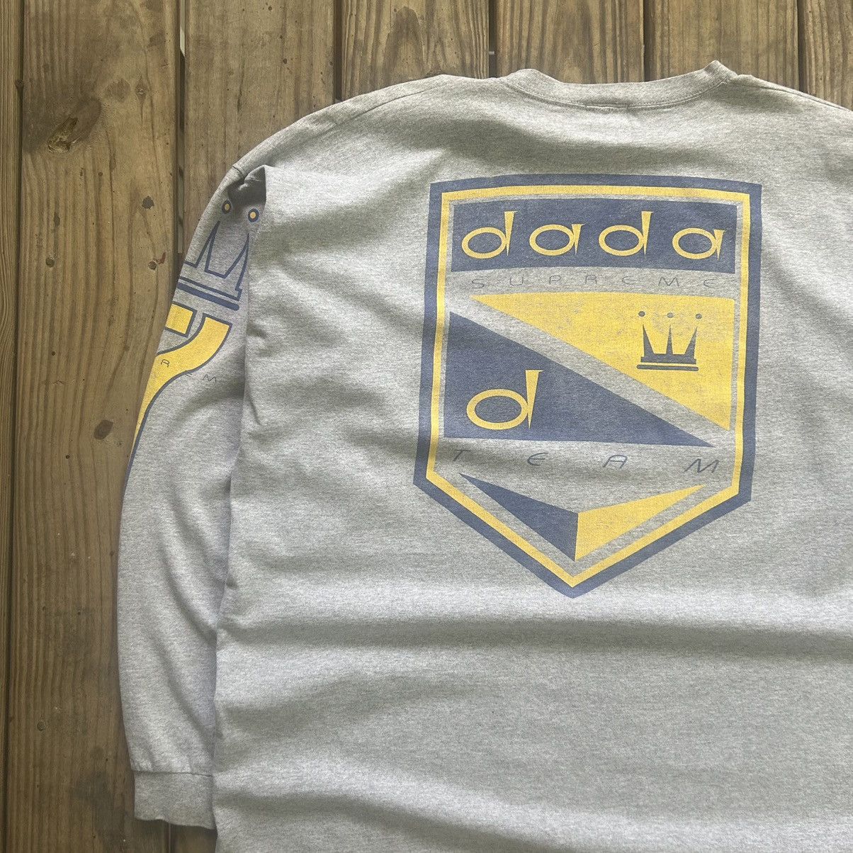 Damani Dada × Vintage Vintage 90s Damani Dada Supreme Team L/S T-Shirt Size US XXL / EU 58 / 5 - 3 Thumbnail