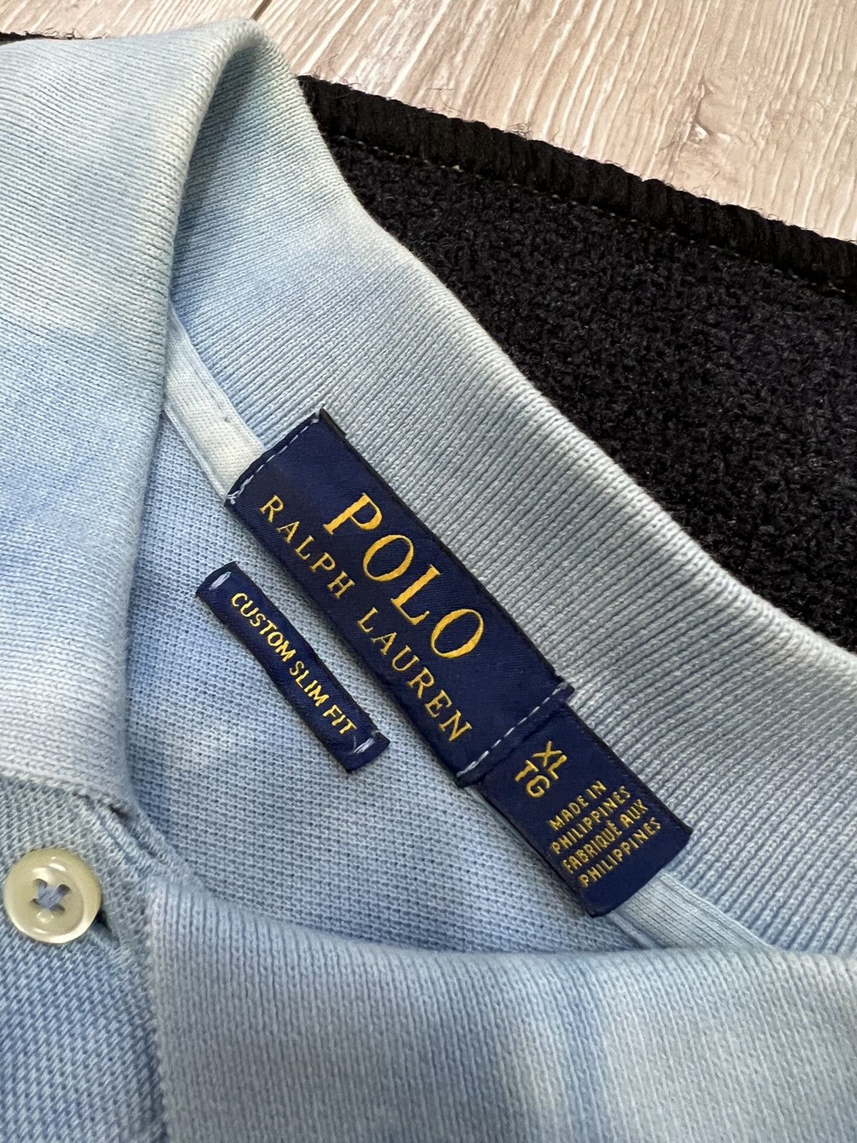 Polo Ralph Lauren × Vintage Tye dye style POLO RALPH LAUREN custom fit Size US XL / EU 56 / 4 - 4 Thumbnail
