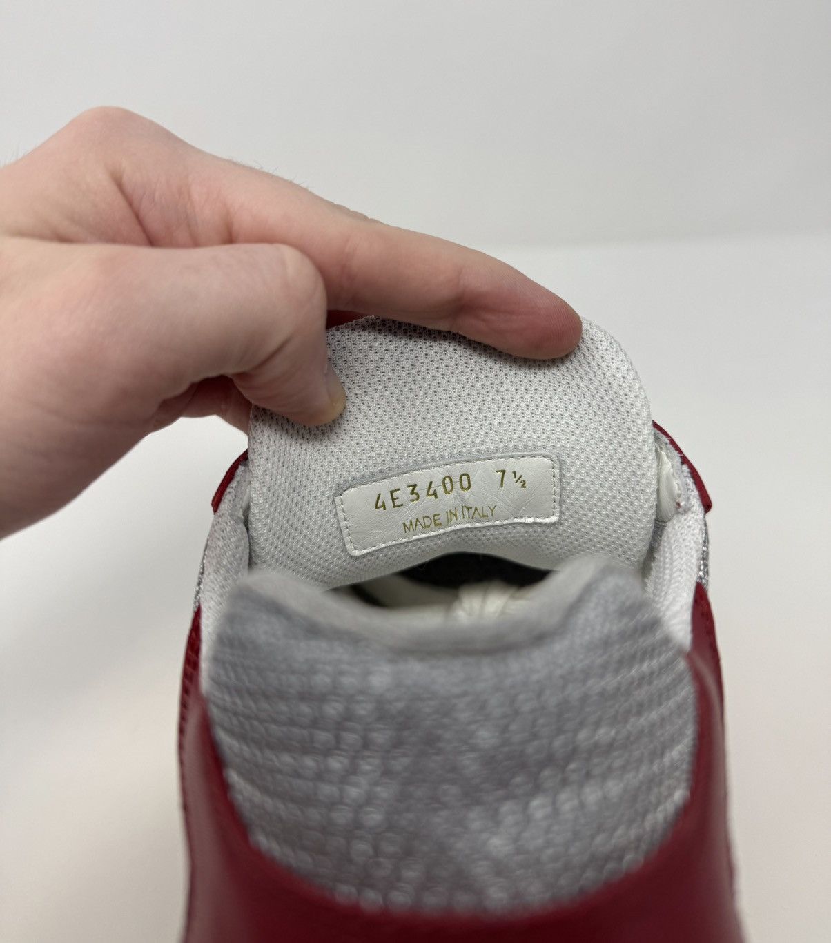 Prada Prada Americas Cup Sneaker Leather Red Size US 8.5 / EU 41-42 - 7 Thumbnail
