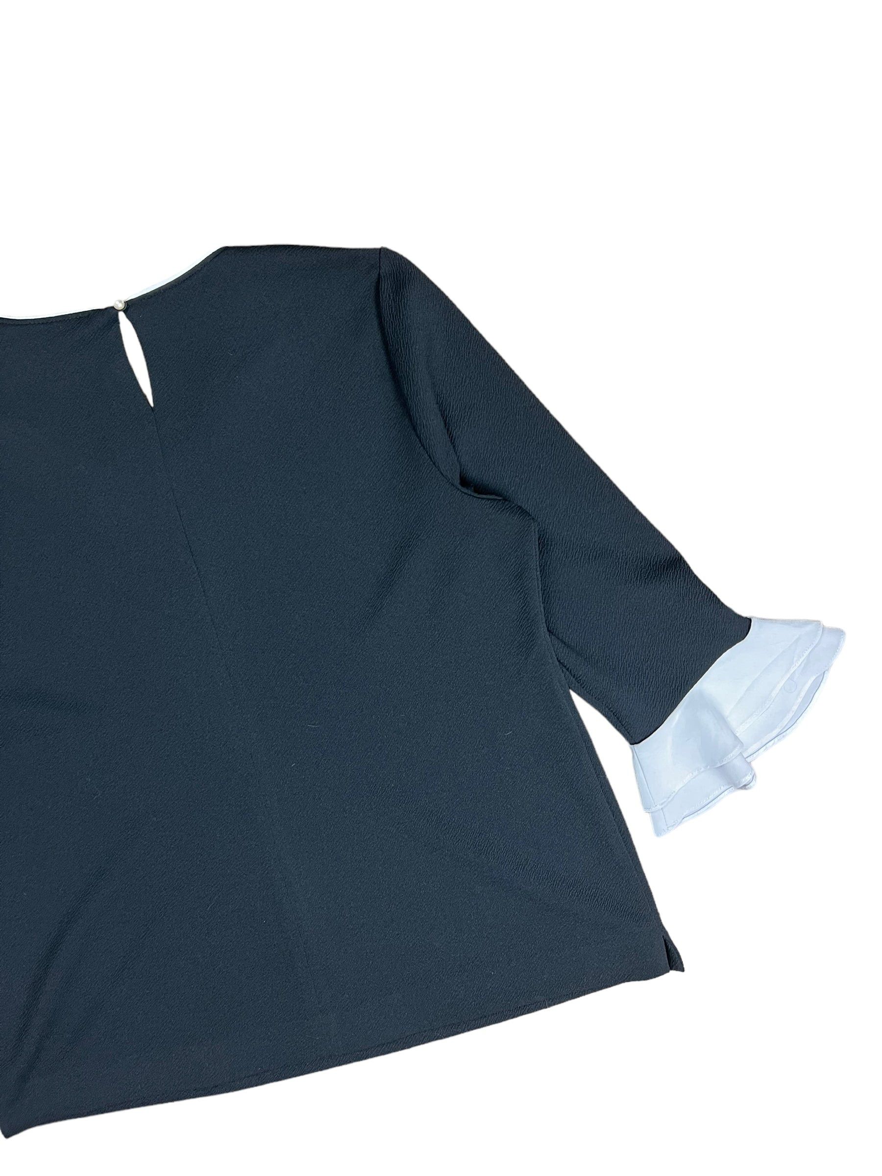 Designer × Karl Lagerfeld Karl Lagerfeld Ruffle Sleeve Blouse - L Size L / US 10 / IT 46 - 5 Thumbnail