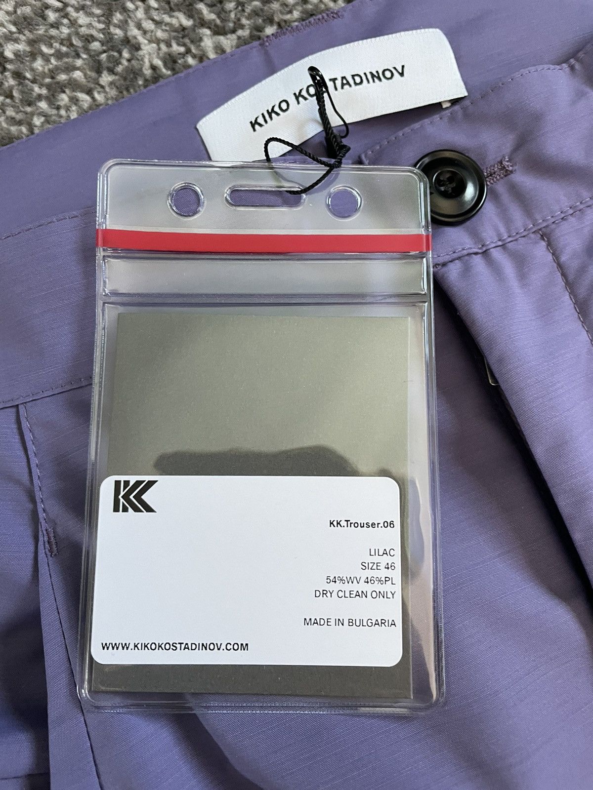 Kiko Kostadinov [NEW] KK. Trouser. 06 Lilac “Irene Trousers” Size US 30 / EU 46 - 9 Thumbnail